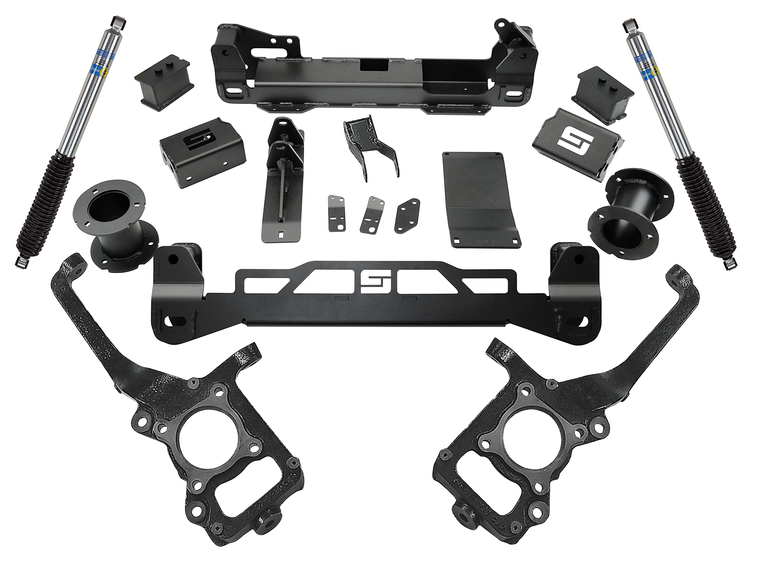 SUPERLIFT RealTruck SUSPENSION 6" Lift Kit for Ford F-150 | Complete Lift Kit with Rear Bilstein 5100 Series Shocks | K130B | Fits 2021-2023 Ford F-150 4WD
