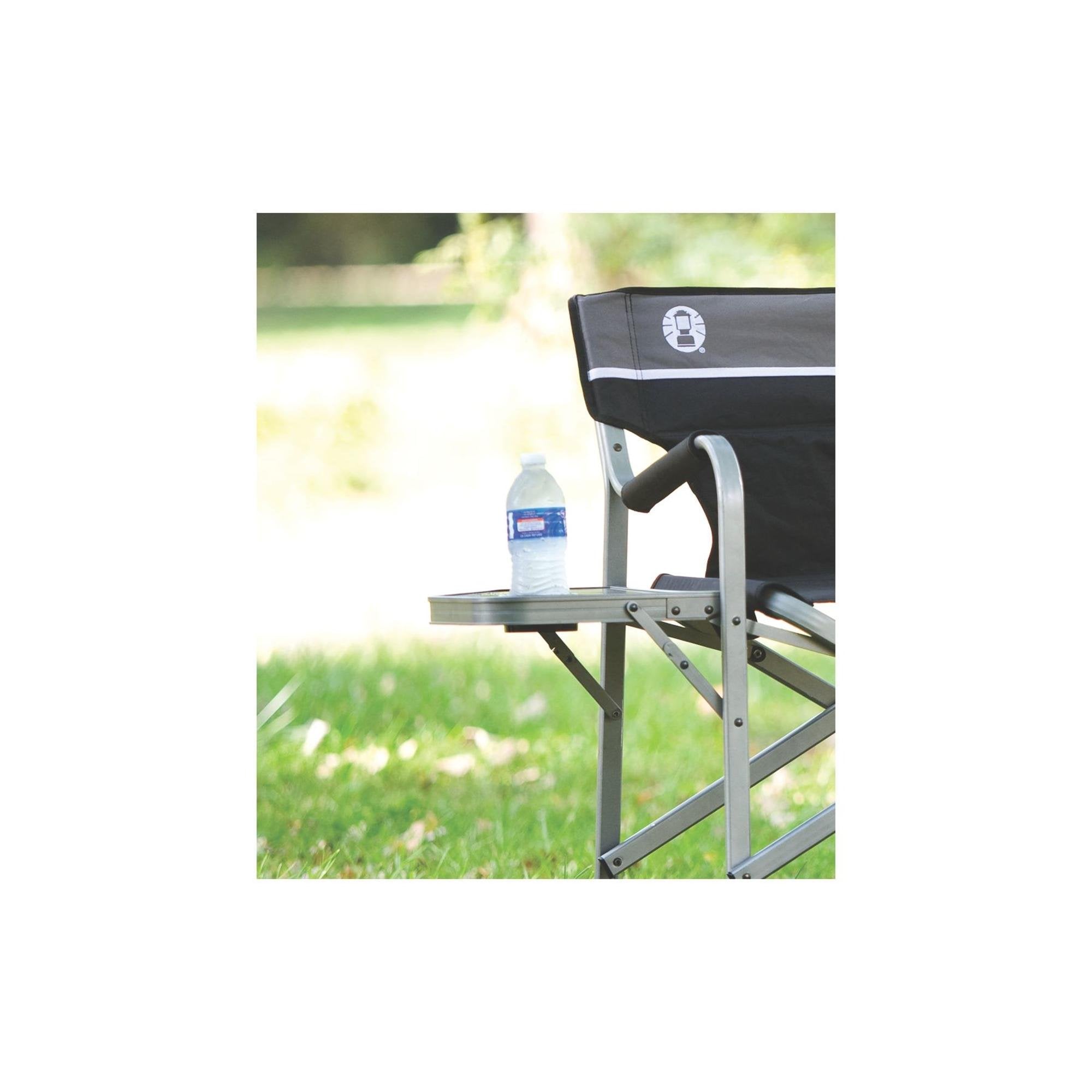 Chair Deck Aluminum W/Side Table Made by Coleman 2000020293