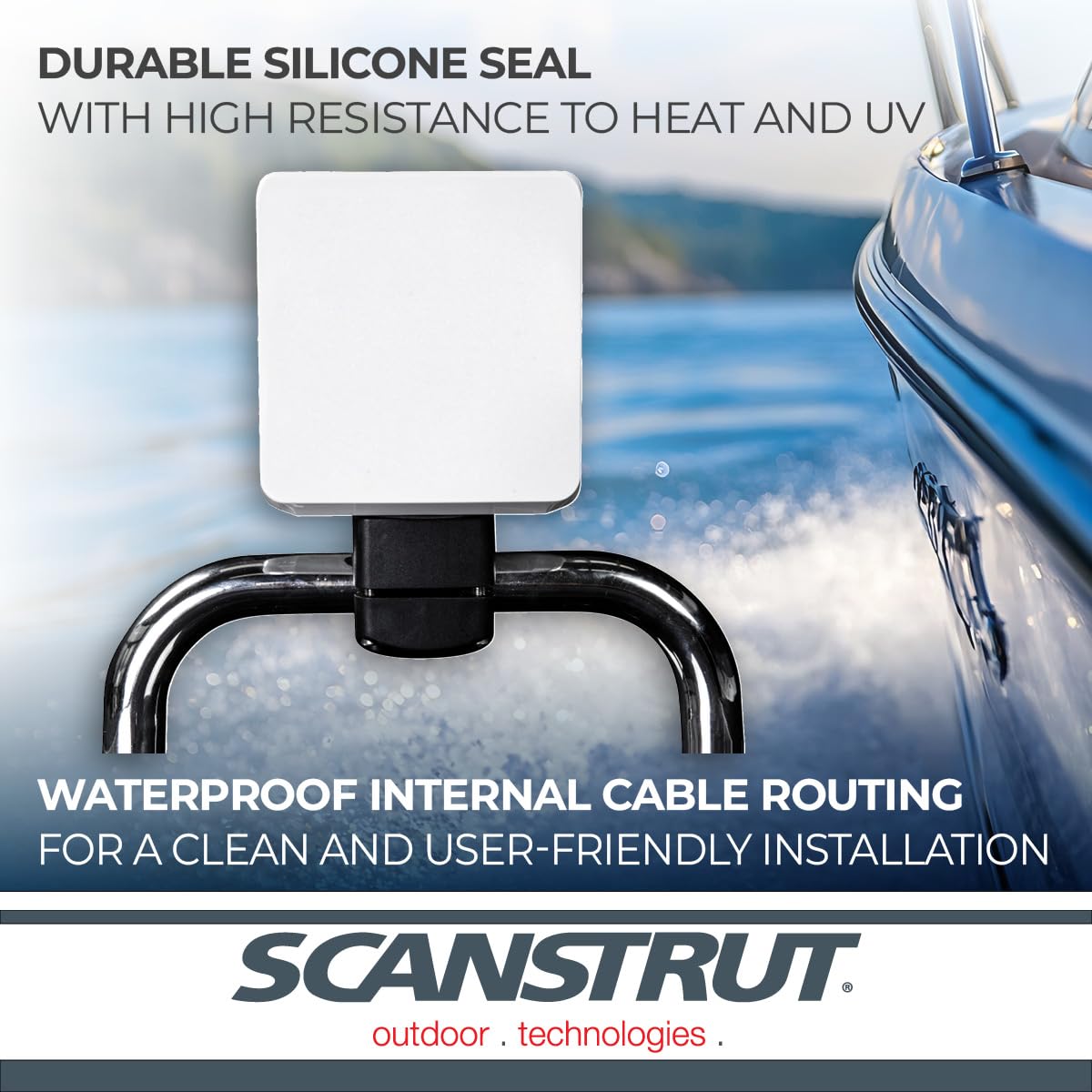 ScanPod Rail Pod SPR-1U-RM Uncut for Small Screens, Switches and Controllers