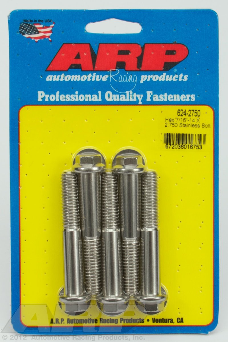 Hex ARP Bolt, Stainless Steel (624-2750)
