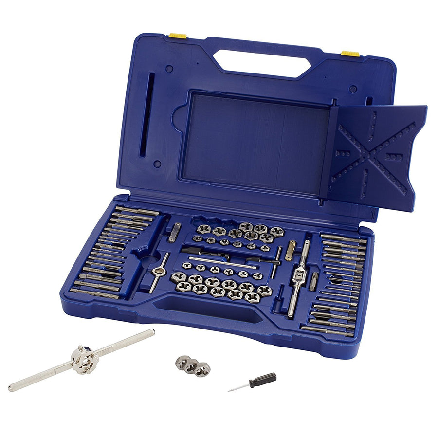 76-Piece Tap & Die Fractional/Metric Super Sets - 76-pc. combination taps