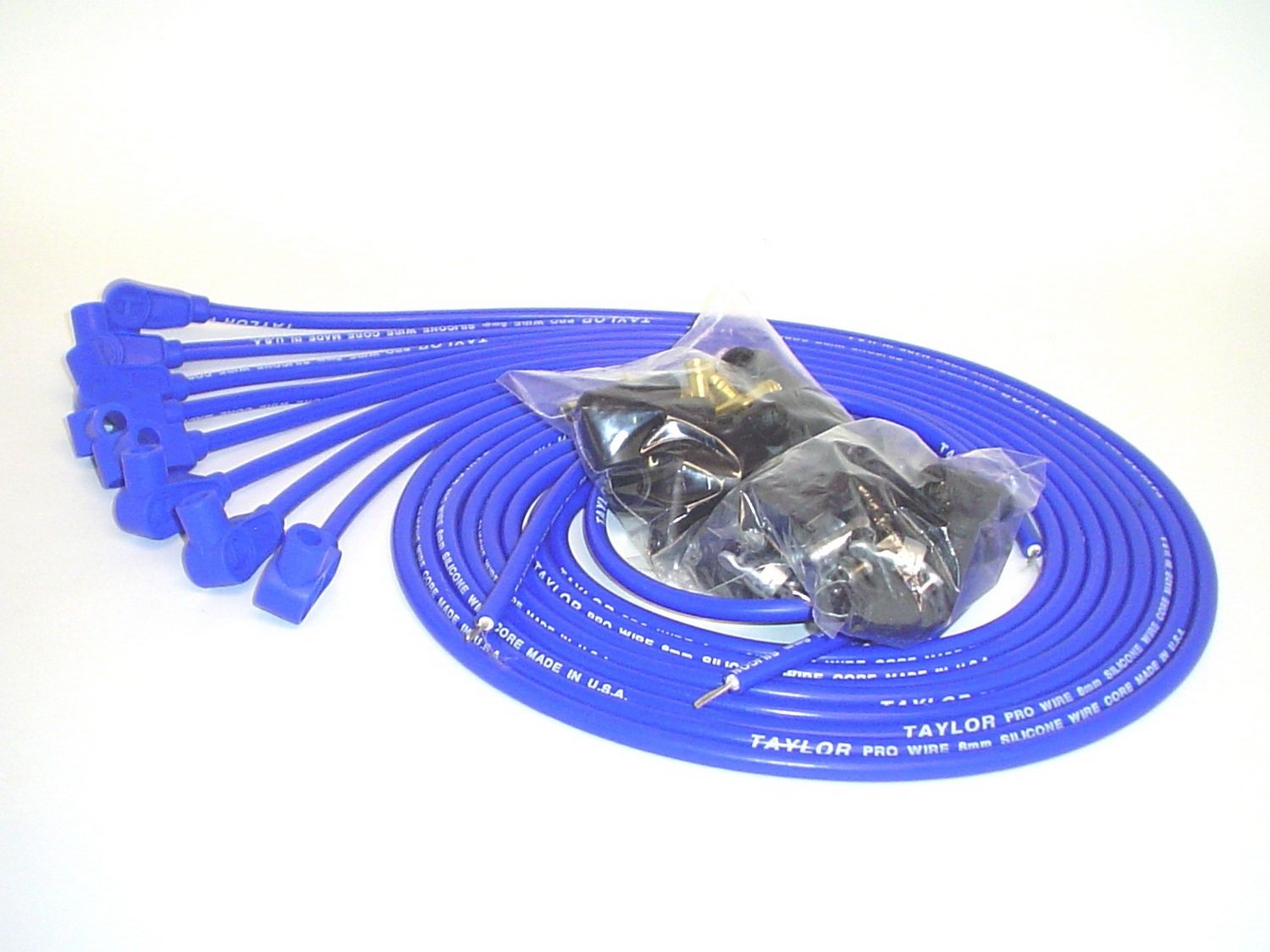 8mm Taylor Cable Pro Wire 70650 univ 90 cyl blue