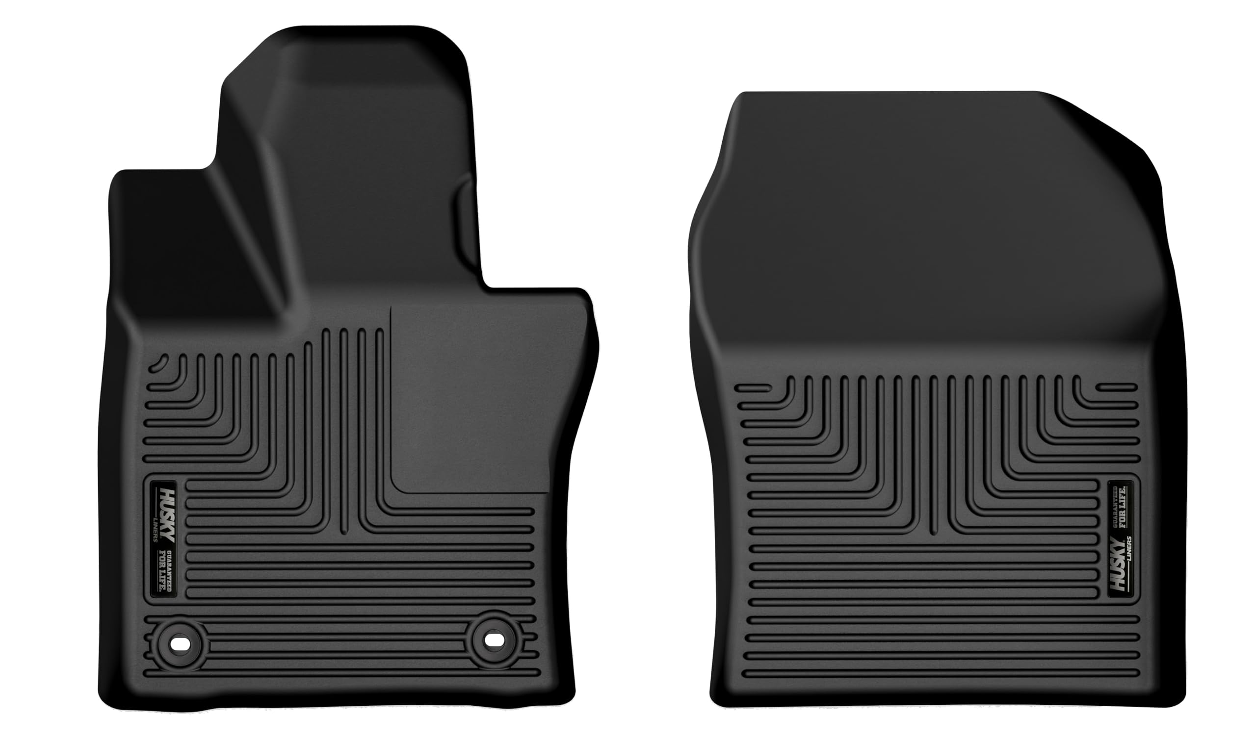 Weatherbeater Husky Liners Floor Mats | Fits 2023-2026 Toyota Prius | Front Row, 2-pc Black - 17311