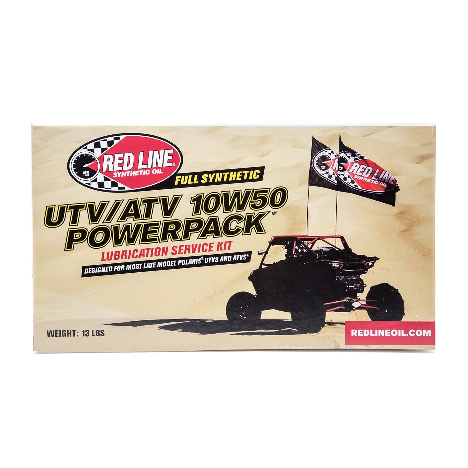 10W50 Red Line Powersport Motor Oil UTV/ATV - 1 Powerpack Kit
