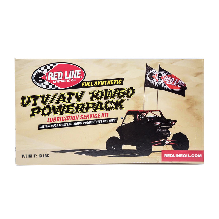 10W50 Red Line Powersport Motor Oil UTV/ATV - 1 Powerpack Kit