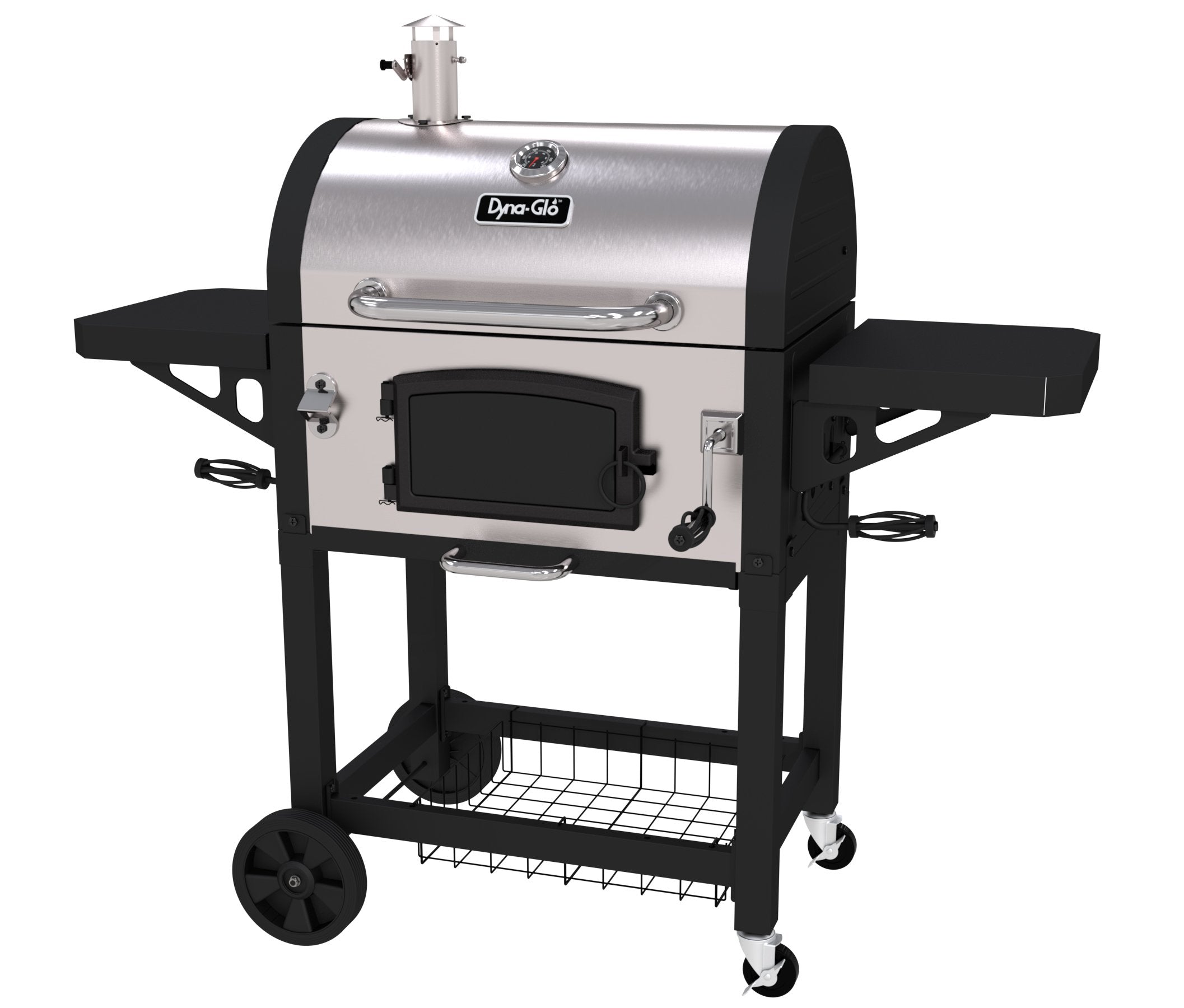 Dyna-Glo Heavy Duty DGN486SNC-D Stainless Charcoal Grill, Large