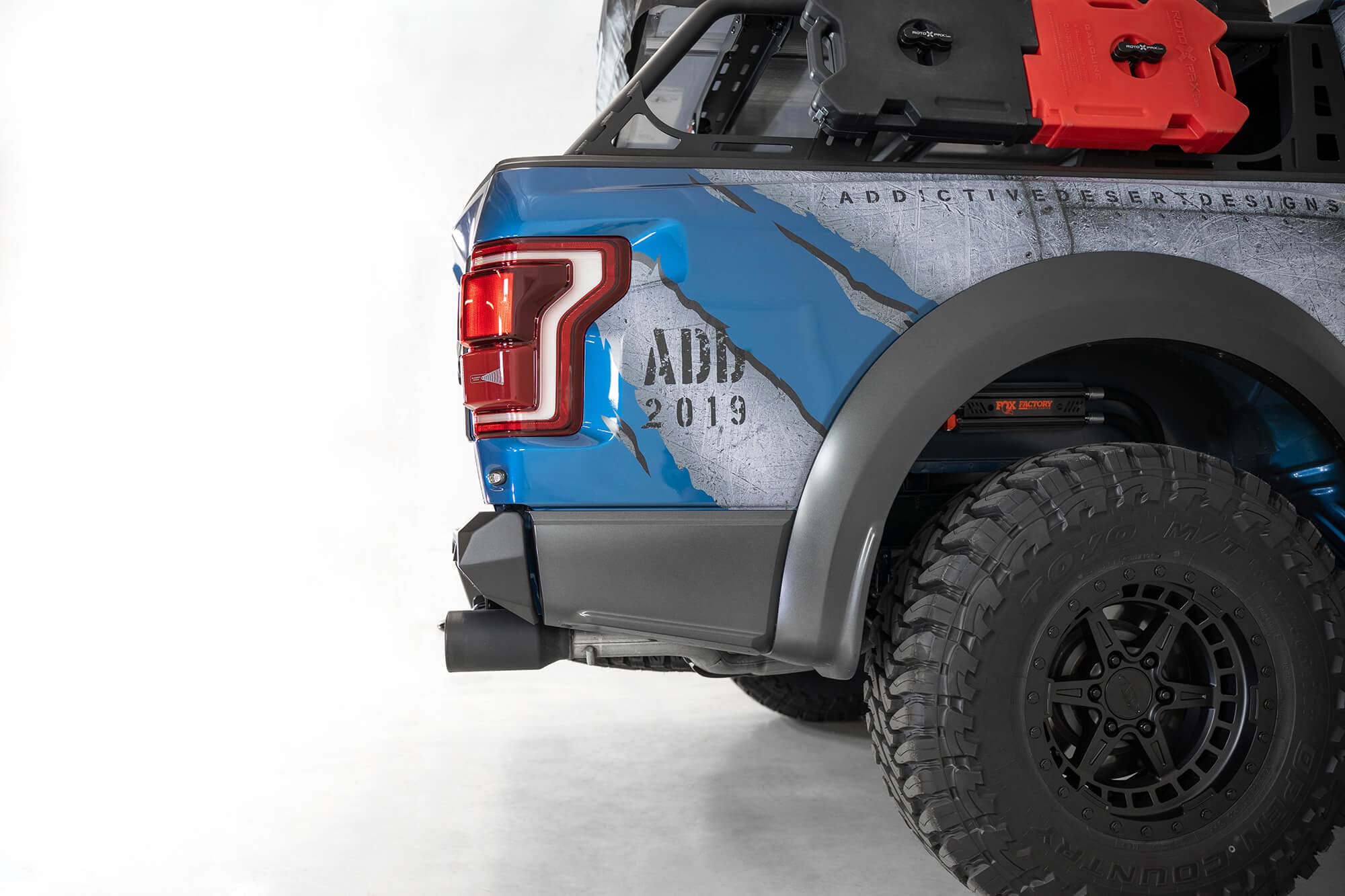 Rear Addictive Desert Designs Replacement Bumper fits Ford F-150 R110011370103