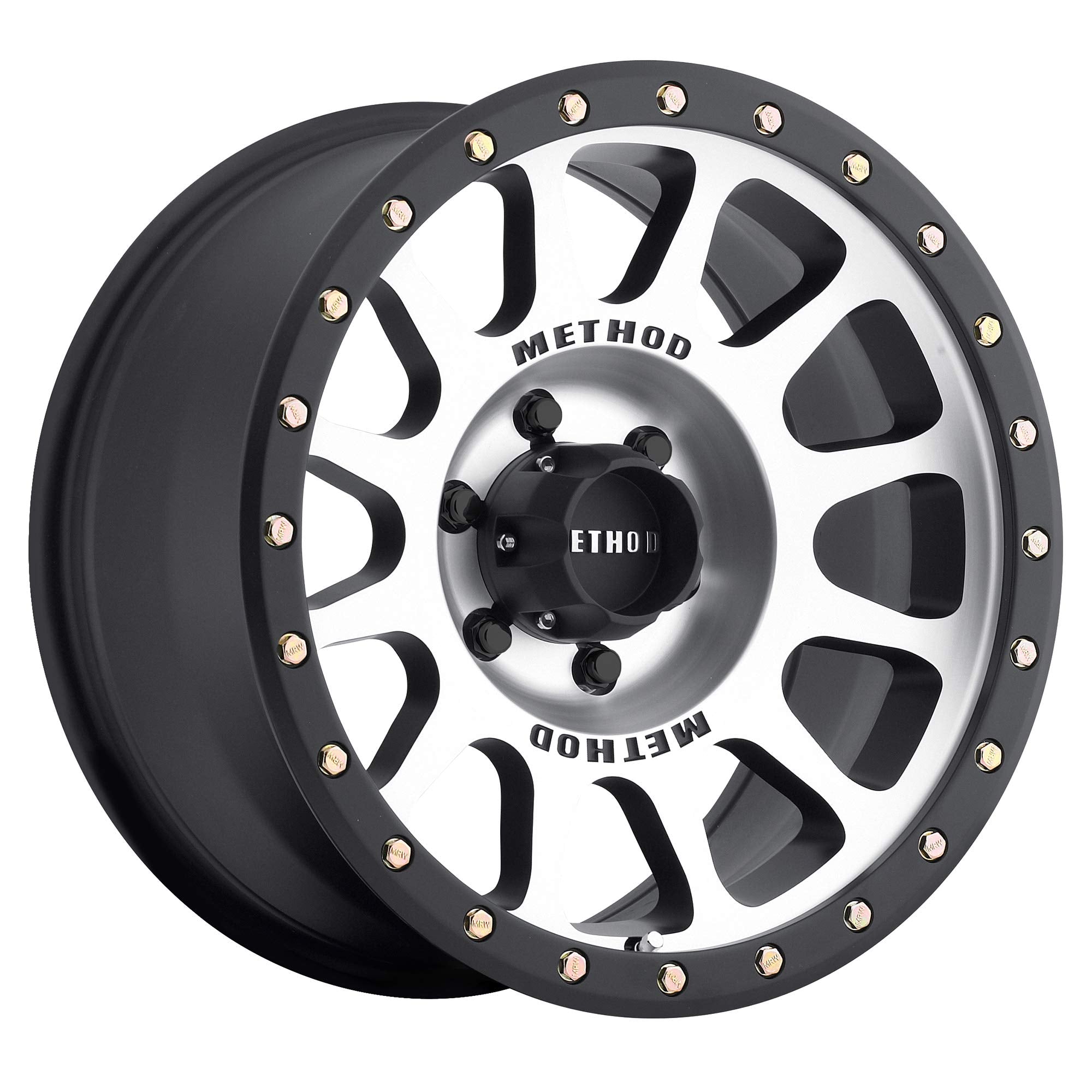 Method Race Wheels 305 Machined/Black NV Street Loc 18x9" 6x5.5", 18mm offset 5.75" Backspace, MR30589060318