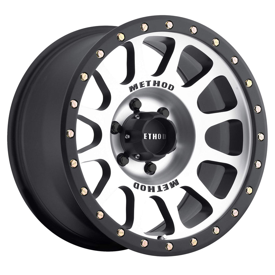 Method Race Wheels 305 Machined/Black NV Street Loc 18x9" 6x5.5", 18mm offset 5.75" Backspace, MR30589060318