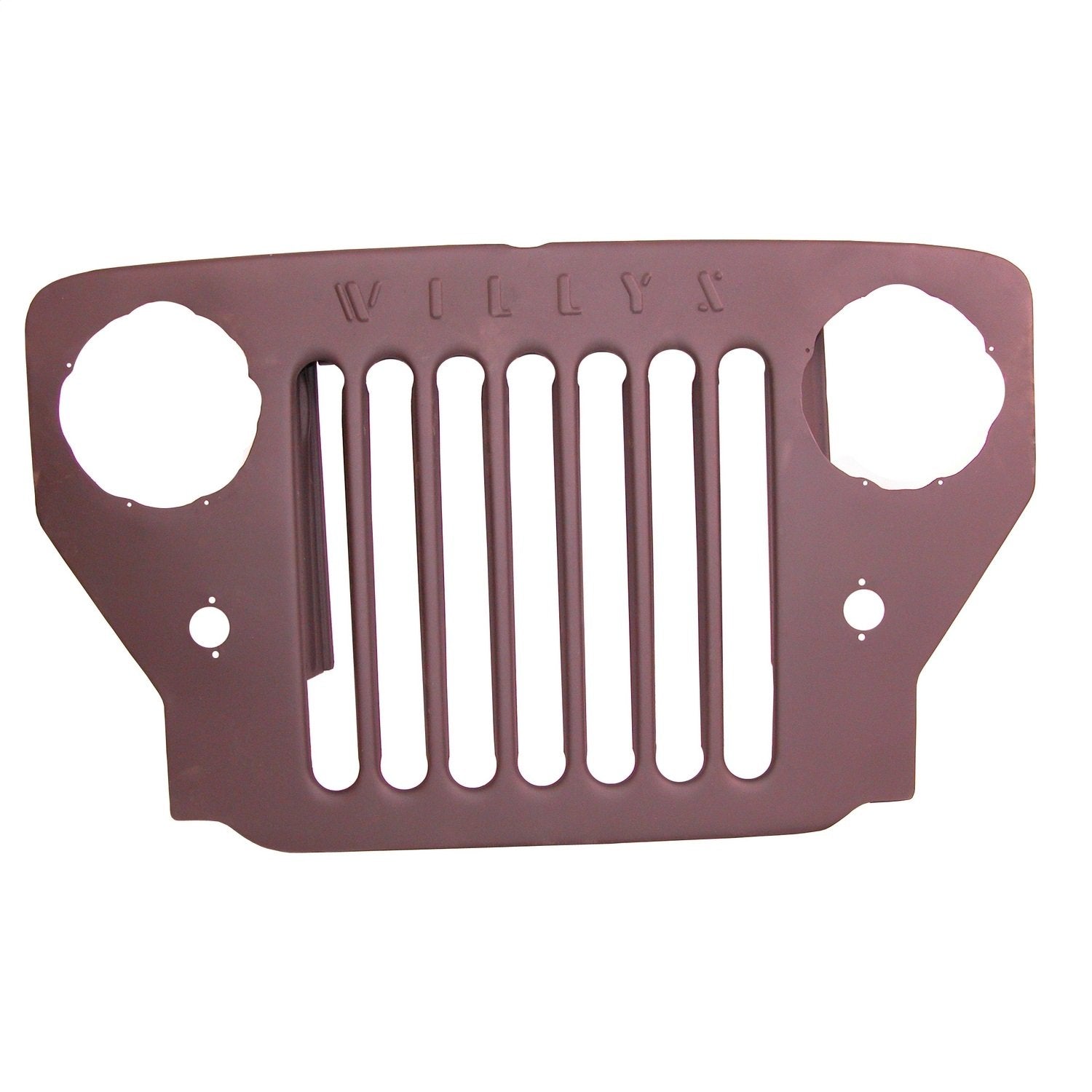 DMC-681798 | Omix-ADA | Grille, Willys Script | OE Reference: CGA004 | Fits 1953-1964 Willys CJ3B