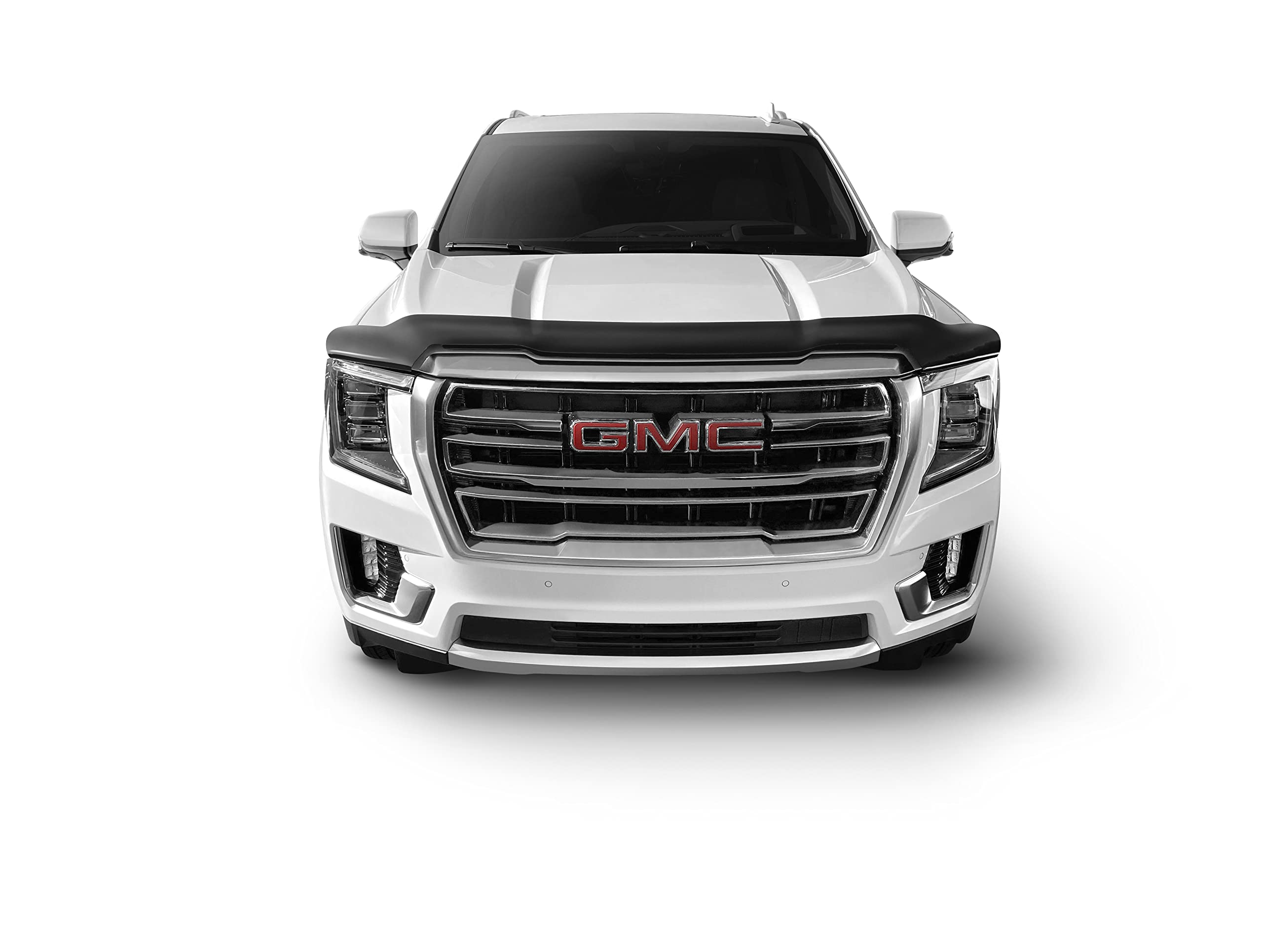 Chrome Hood Shield / Protector Auto Ventshade [AVS] | Fits 2011 - 2014 GMC Sierra 2500HD & 3500HD | Medium Profile Bug Deflector - 1 pc., Chrome | 680083