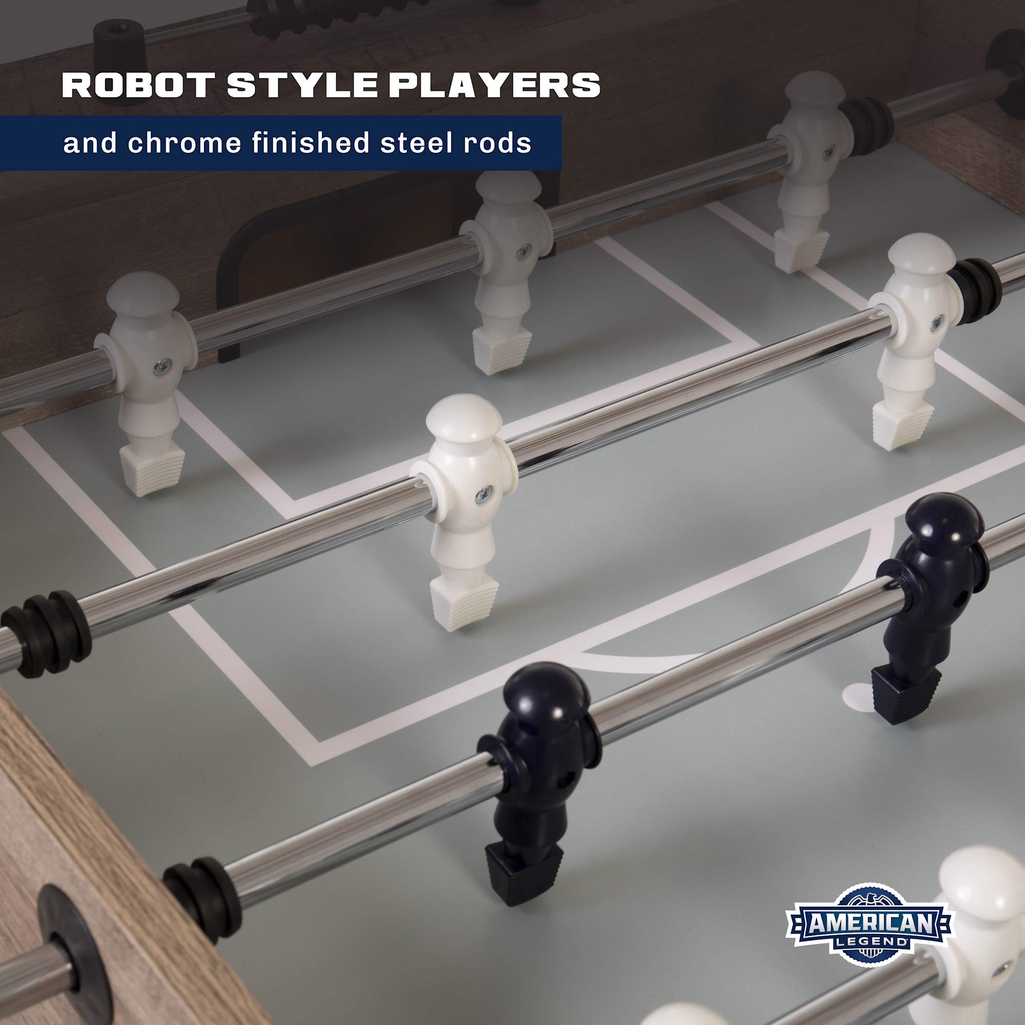 Kirkwood 54" American Legend Foosball Table, Grey