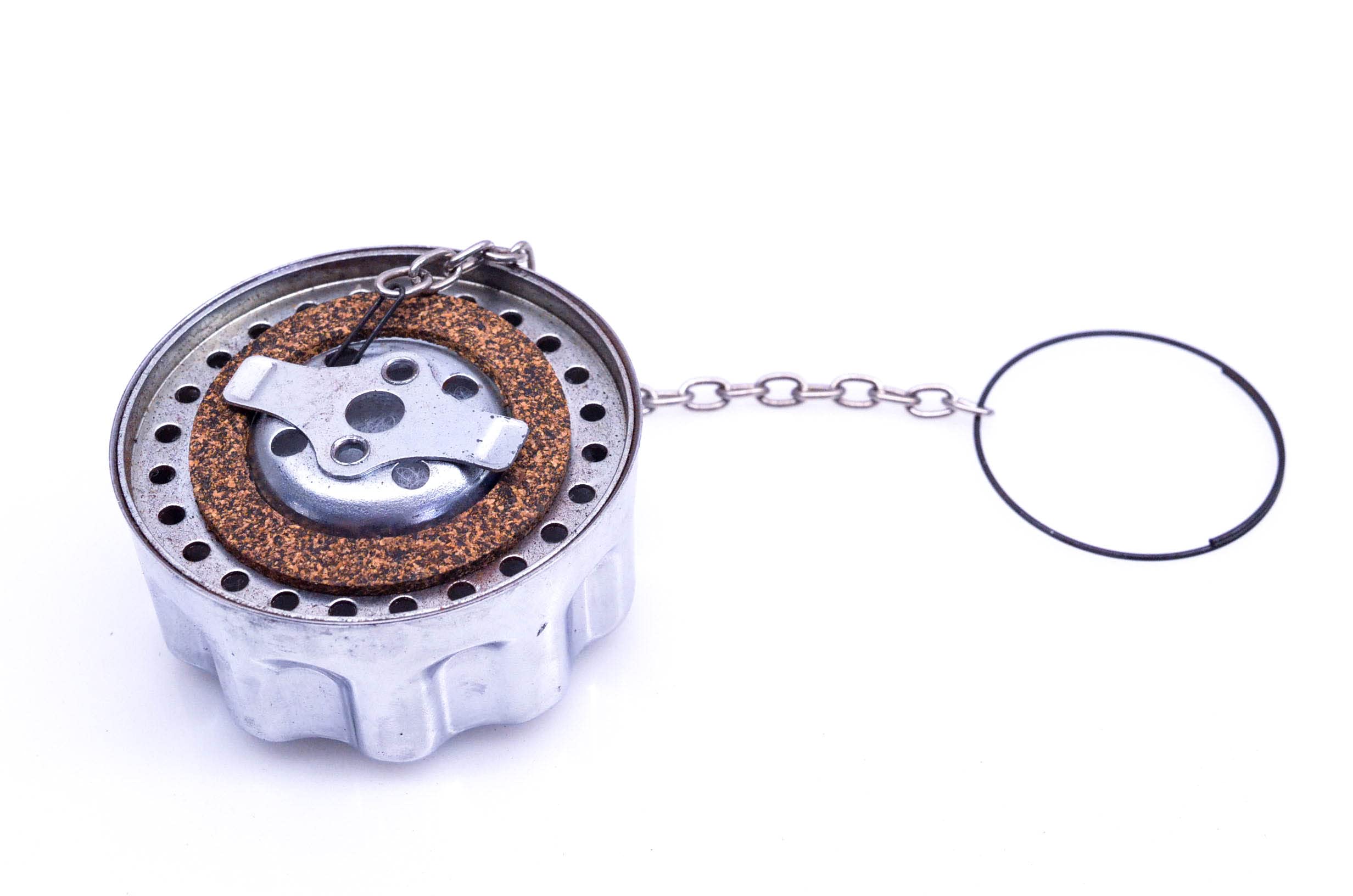 Cap Replacement With Chain For Chrome Filler-Strainer Breather Cap Assembly