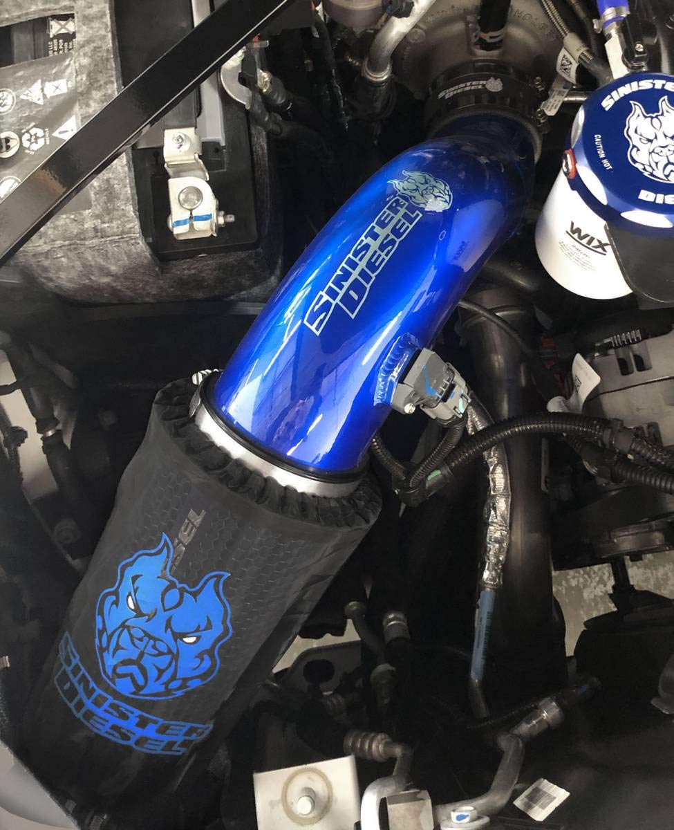 Sinister Diesel Pre-Filter Sock – Fits Cold Air Intake Sinister – Ideal for Sandy or Dusty Environments – Helps Extend Filter Life