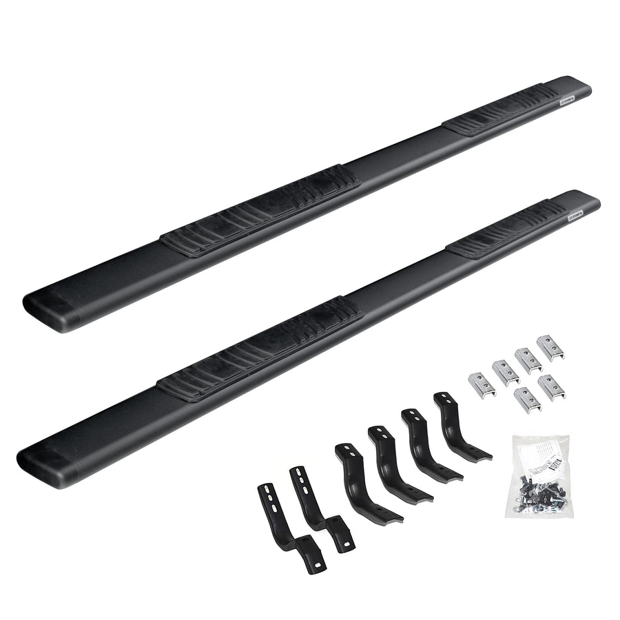 Go Rhino 5" Low Profile OE Xtreme Sidesteps & Brackets | Galvanized Steel, Textured Black | 685443580T | Fits 2022-2024 Toyota Tundra Double Cab Pickup