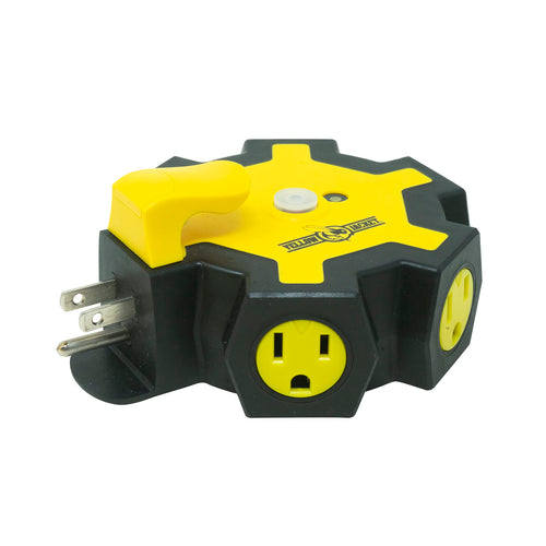 Yellow Jacket Southwire Outdoor Power Set 30' Cord & 5 Out Adapt