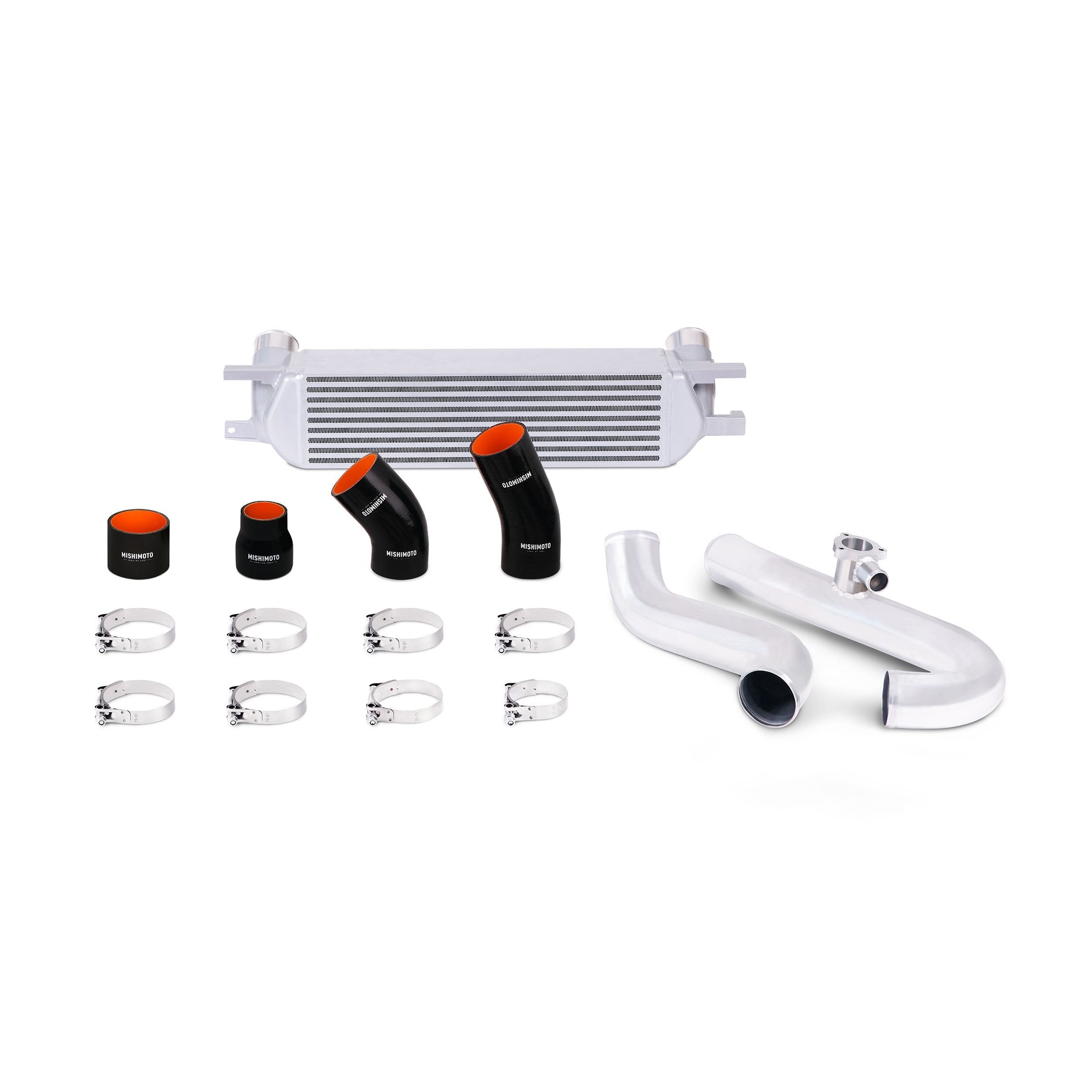 Mishimoto Performance Intercooler Kit MMINT-MUS4-15KPSL Fits Ford Mustang EcoBoost 2015-2018 Silver