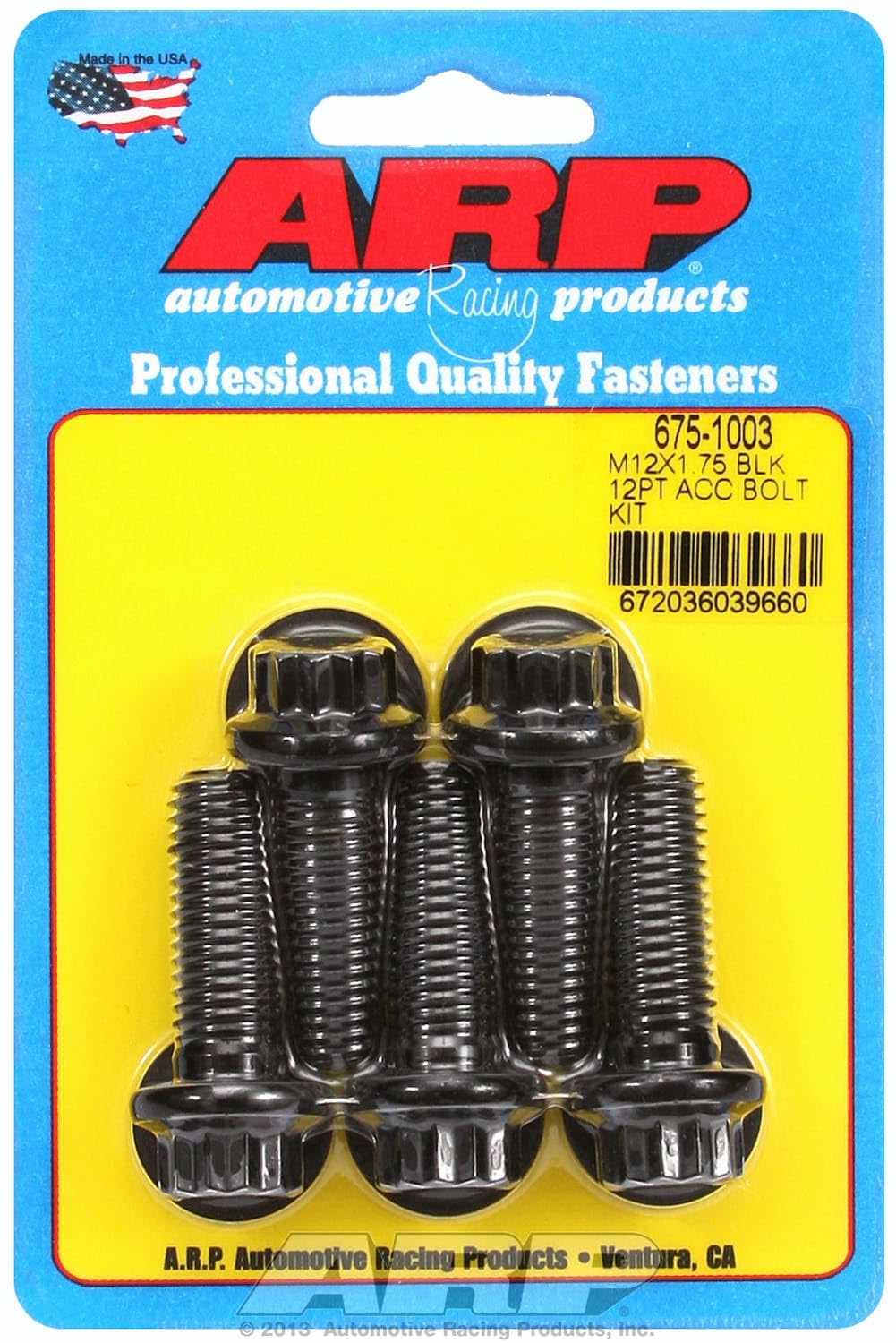 Oxide ARP (675-1003) Bolt, Black