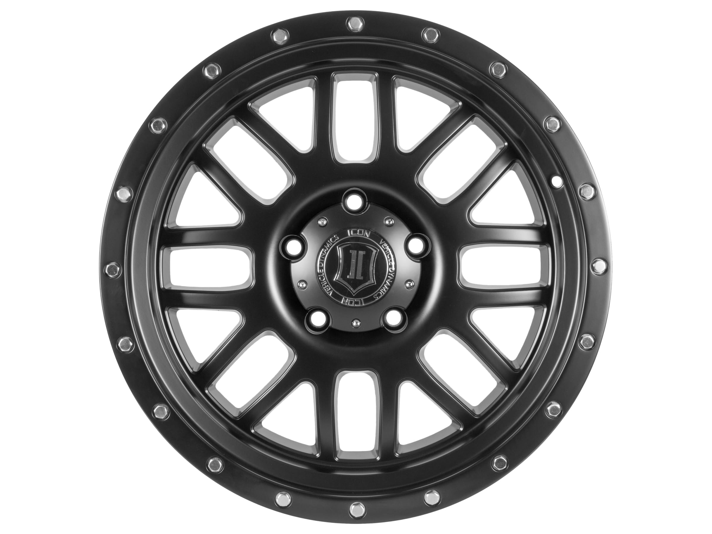 Alpha ICON Alloys, Satin Black, 20 x 9/8 x 180, 12mm Offset, 5.5" BS, 1220908955SB