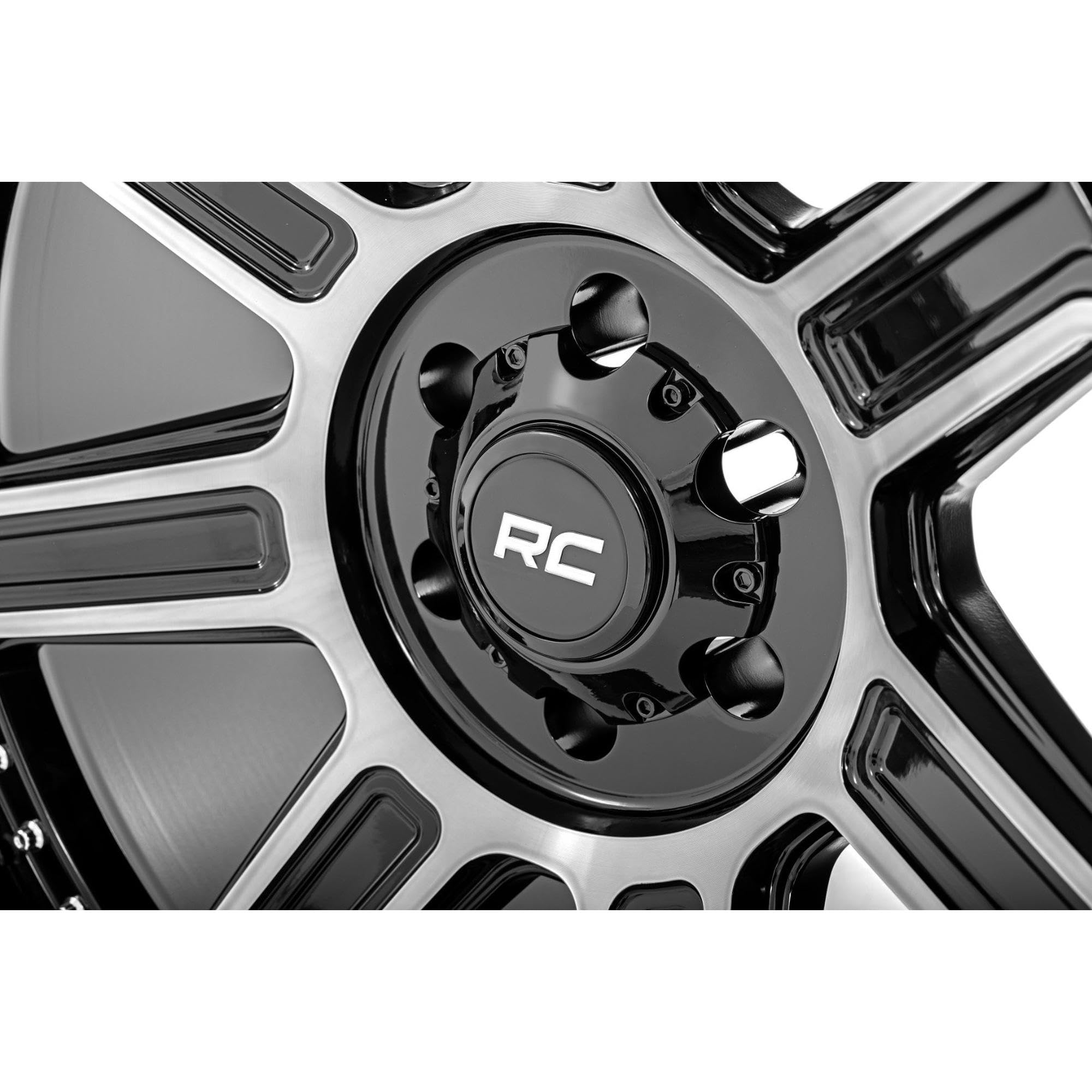 89 Series Rough Country Wheel | One-Piece | Black Machined Gunmetal | 20x9 | 6x5.5 | +18mm Offset