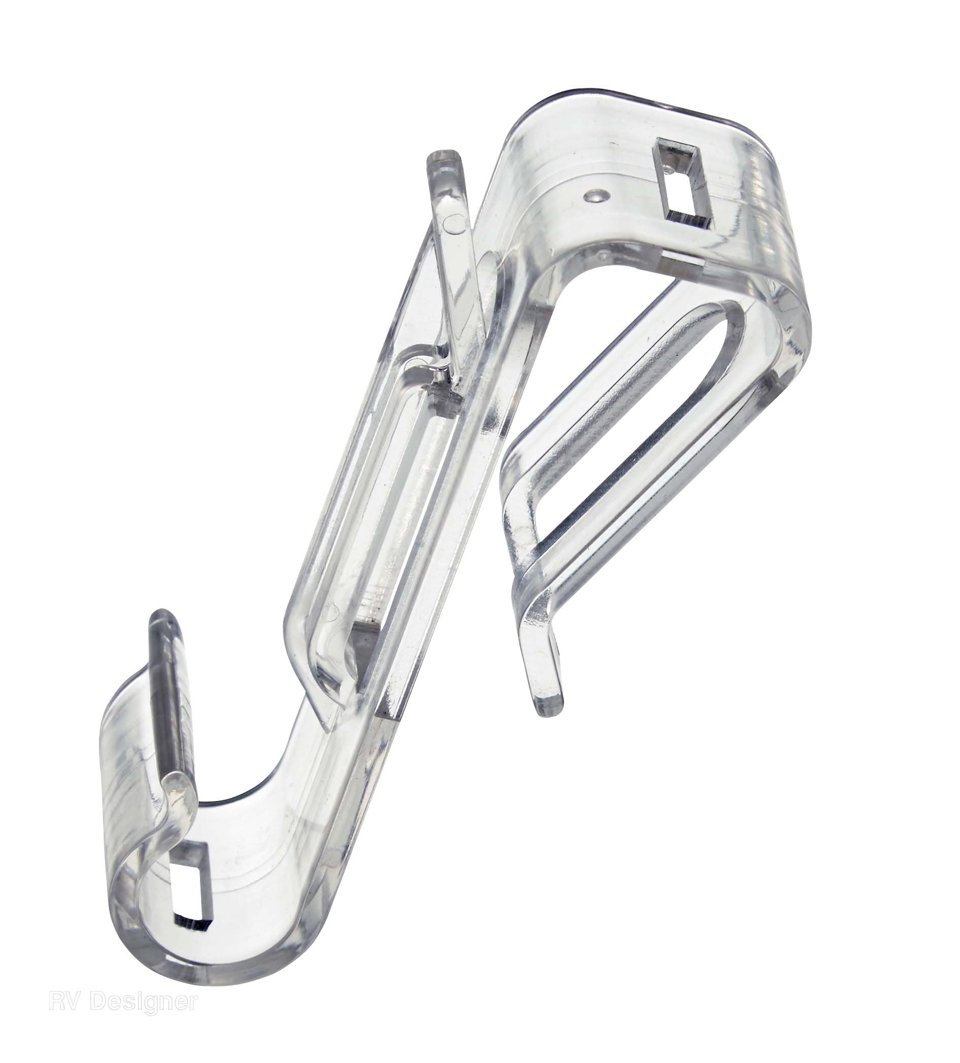 Multi Use RV Designer M125 Super Klip, Bath - Galley - Awning Clips, 4 Pack