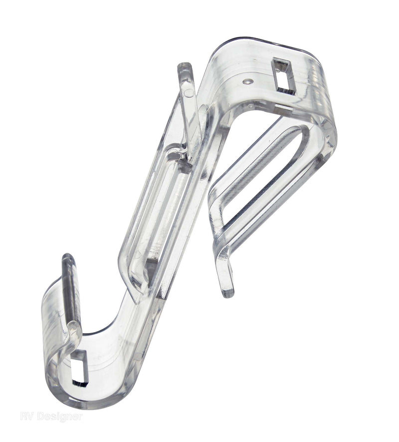 Multi Use RV Designer M125 Super Klip, Bath - Galley - Awning Clips, 4 Pack