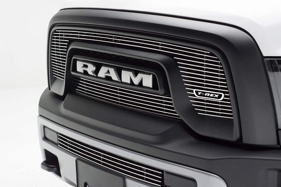 Laser Billet T-Rex Grilles T-Rex Ram Rebel 1500 Polished Laser Billet Grille 6214640, 1 Pack