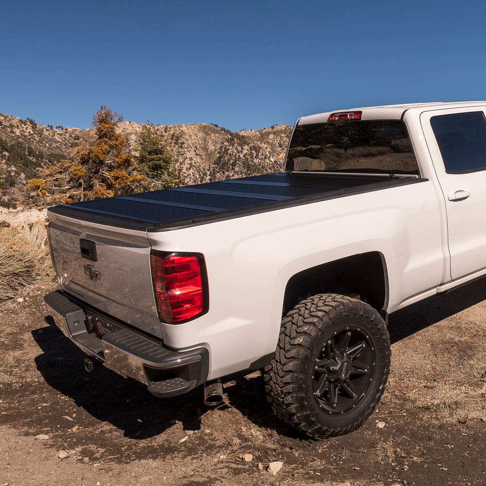 BAK BAKFlip G2 Hard Folding Truck Bed Tonneau Cover | RealTruck 226133 | Fits 2020-2025 Chevy/GMC Silverado/Sierra 2500/3500 6' 10" Bed (82.2")