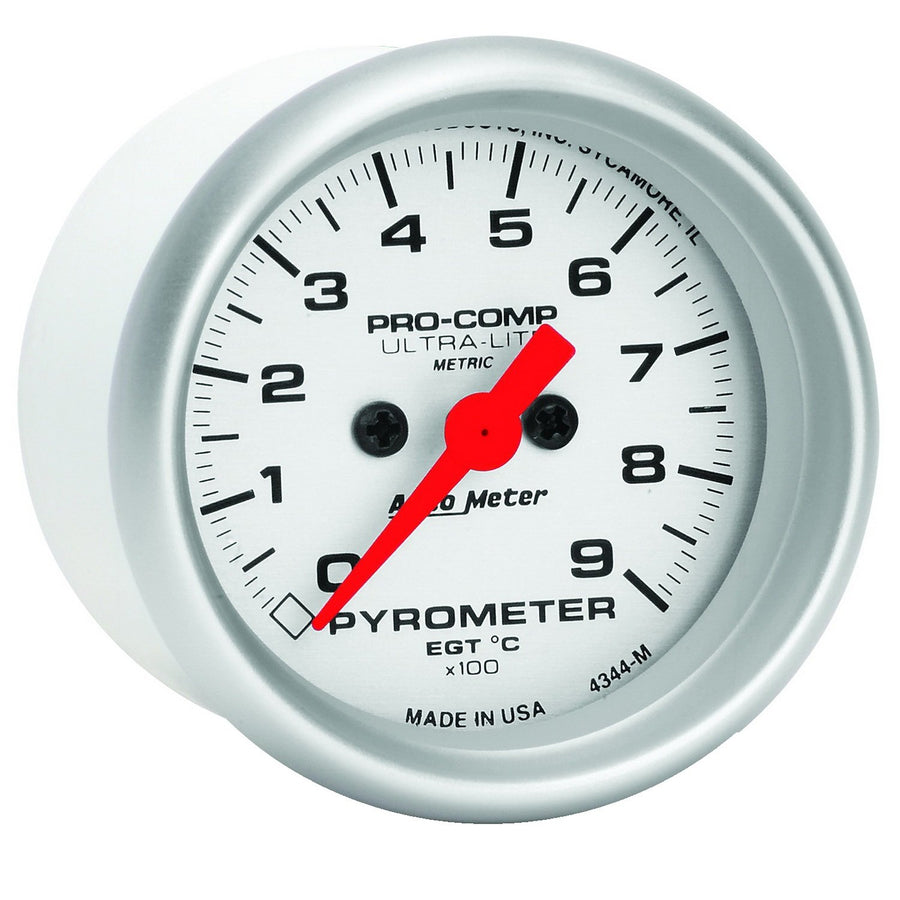 Ultra-Lite AUTO METER 4337-M Electric Water Temperature Gauge 2.3125 in.