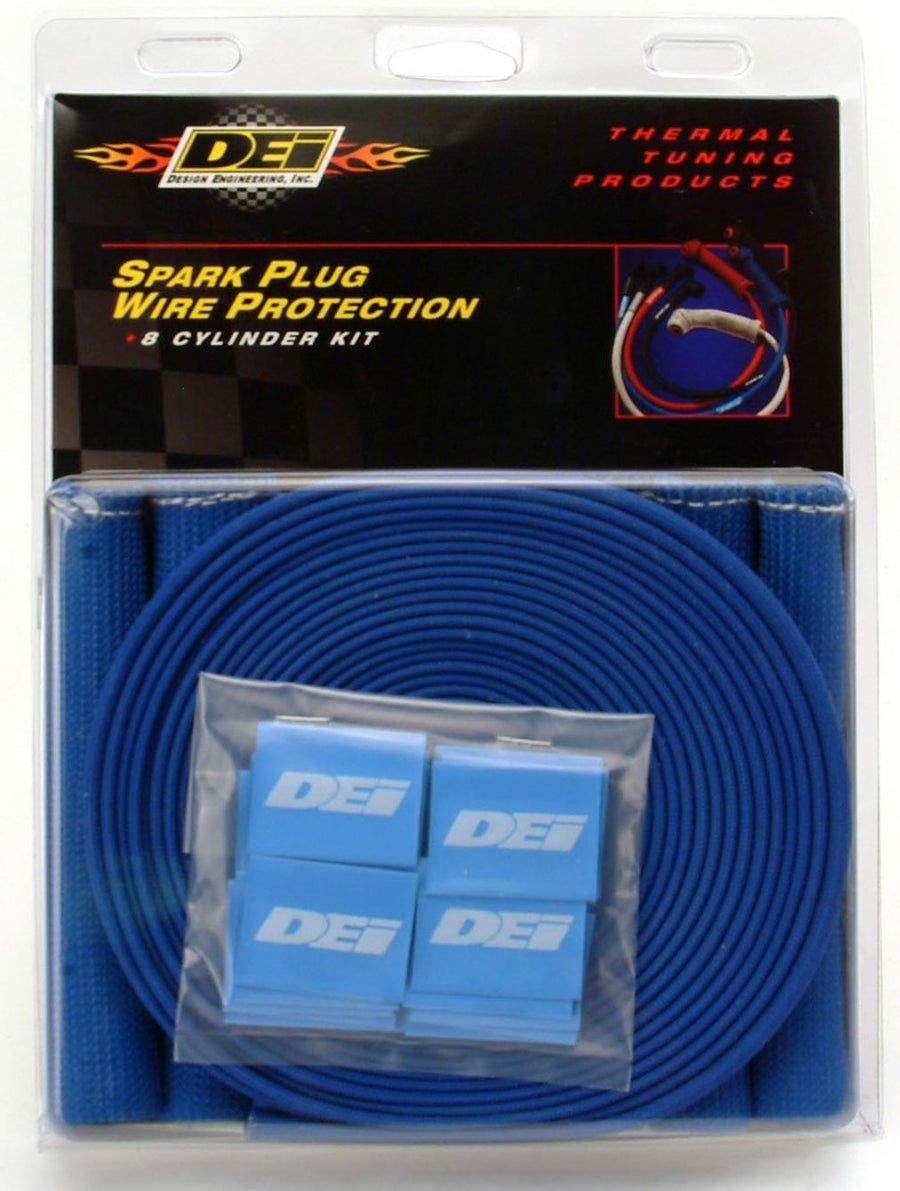 Design Engineering Protect-A-Boot and Wire 010732 Blue 8-Cylinder Kit for Spark Plug Boot and Wire Protection