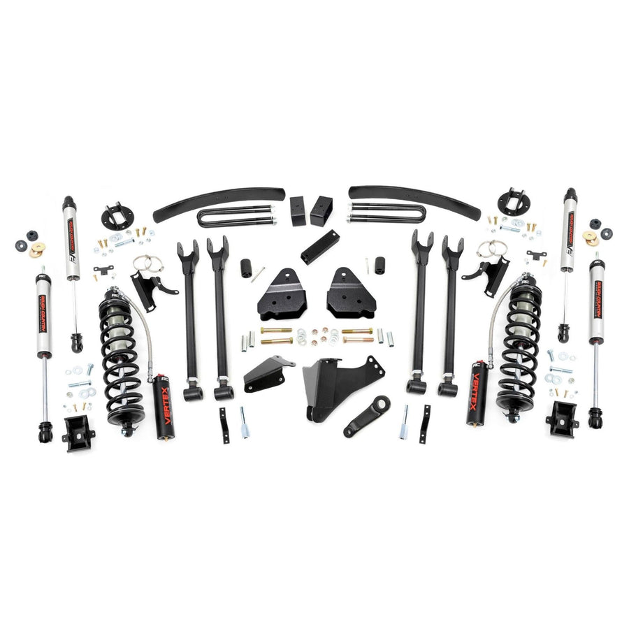 6" Rough Country Coilover Lift Kit for 05-07 Ford Super Duty | 4 Link - 57958