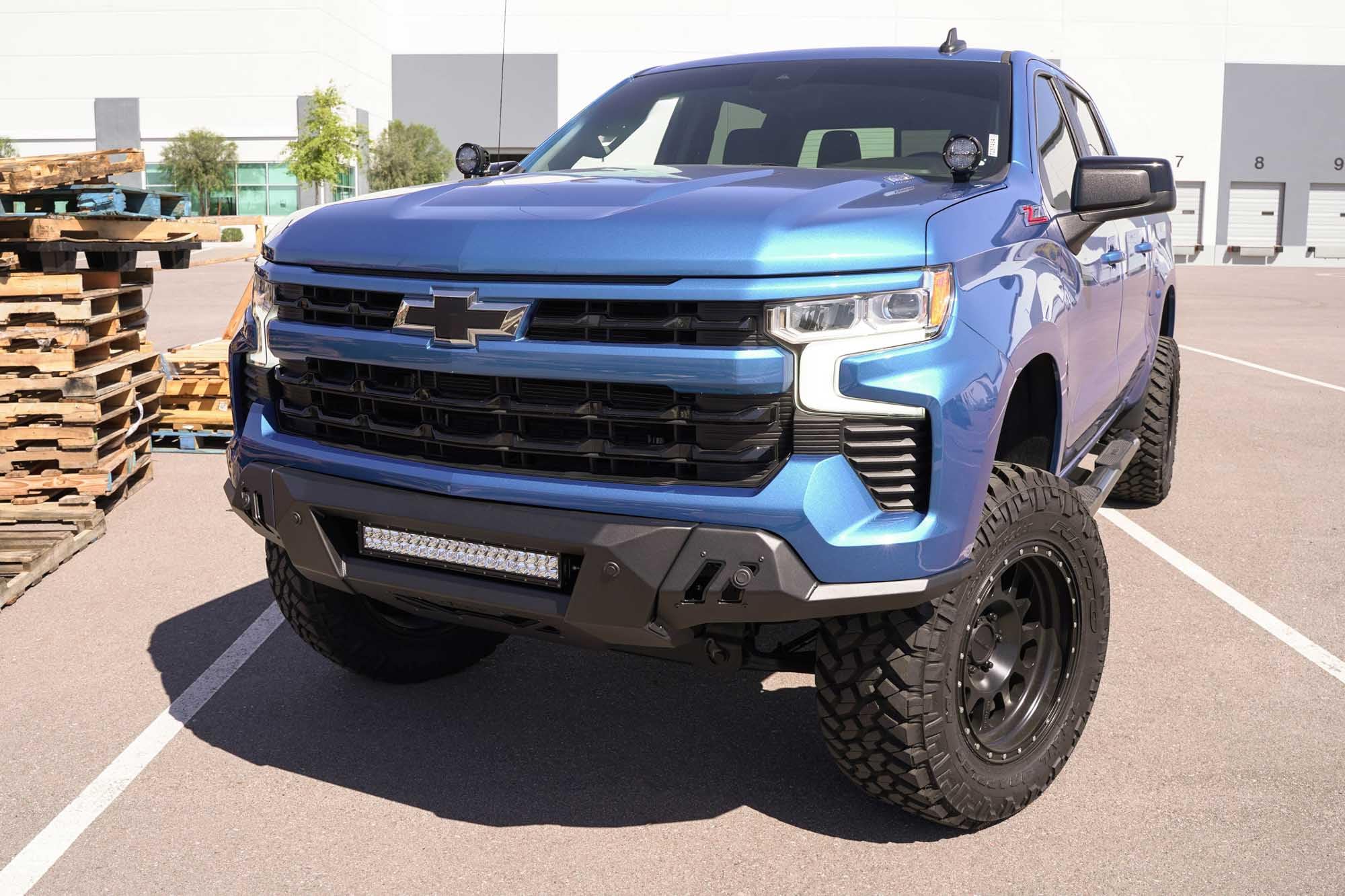 ADD Offroad Ditch Light Brackets for Chevy Silverado & 2022-2024 GMC 1500 Models | Mounts up to 6" LED Light Pods | Hammer Black Powder Coat Finish | Low Profile & Out of Sightlines | Made in The USA