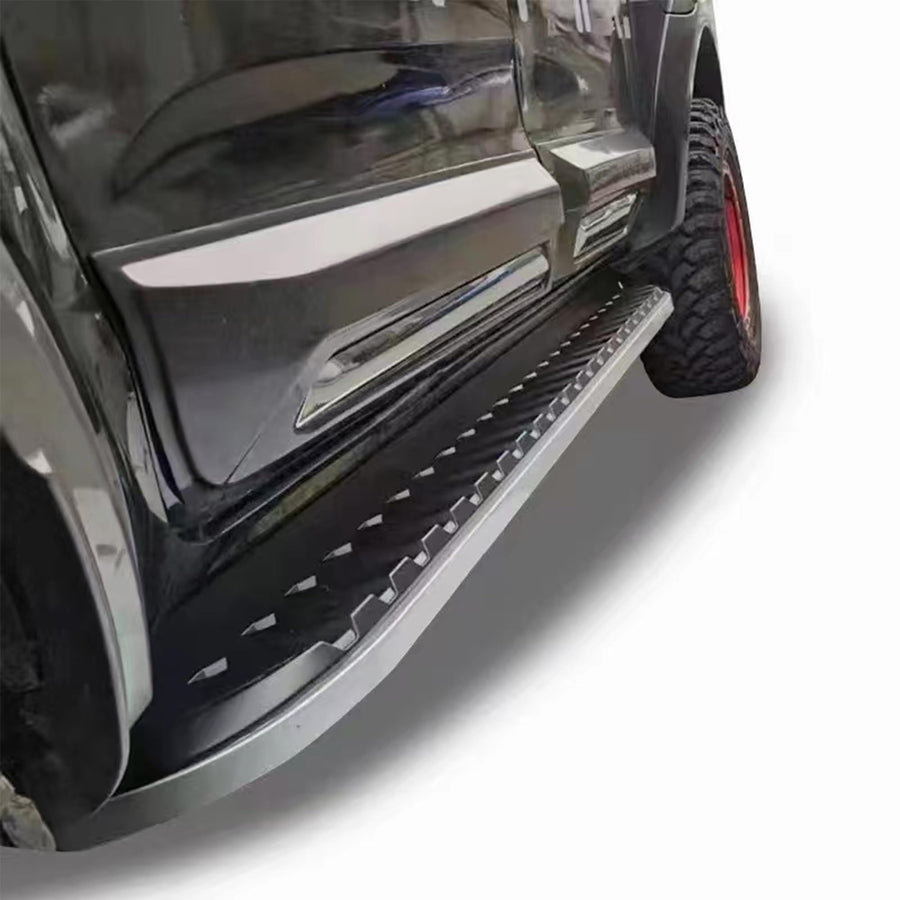 OEM Replica Black Horse Running Boards Textured Black Compatible with 2019-2024 Ford Ranger-RFORA19