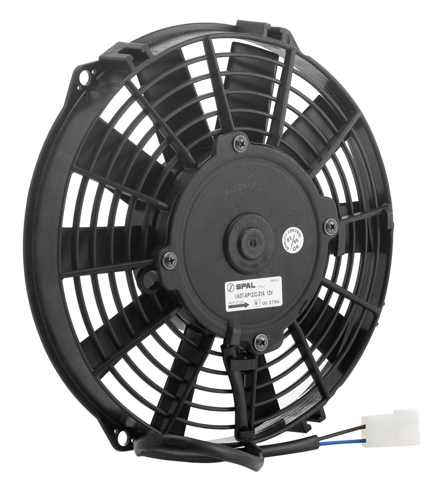 75015 Be Cool Euro-Black 9" High-Torque Electric Puller Fan