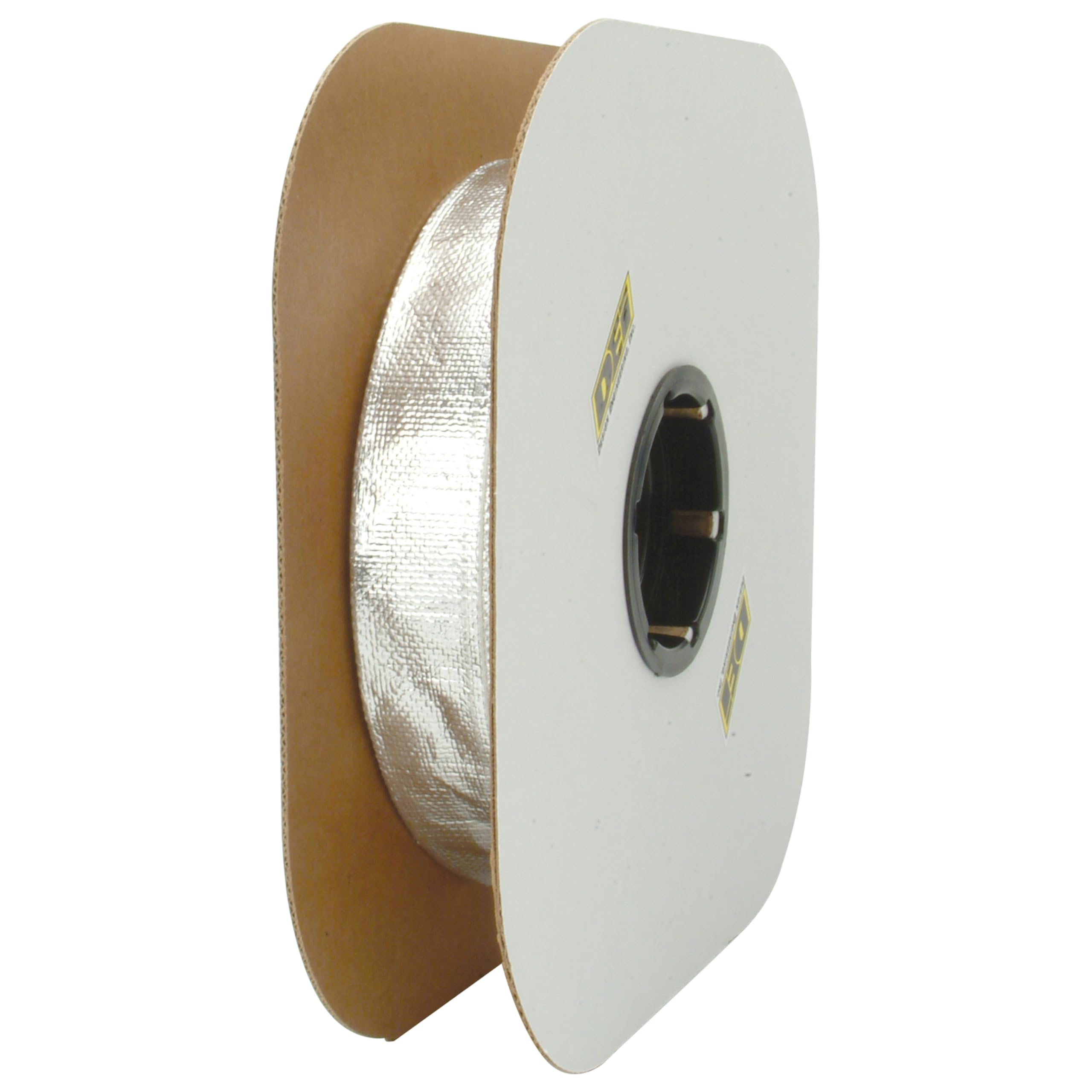 Design Engineering Heat Sheath 1" I.D. x 50ft Aluminized Sleeving for Ultimate Hi-Temp Protection 010419B50