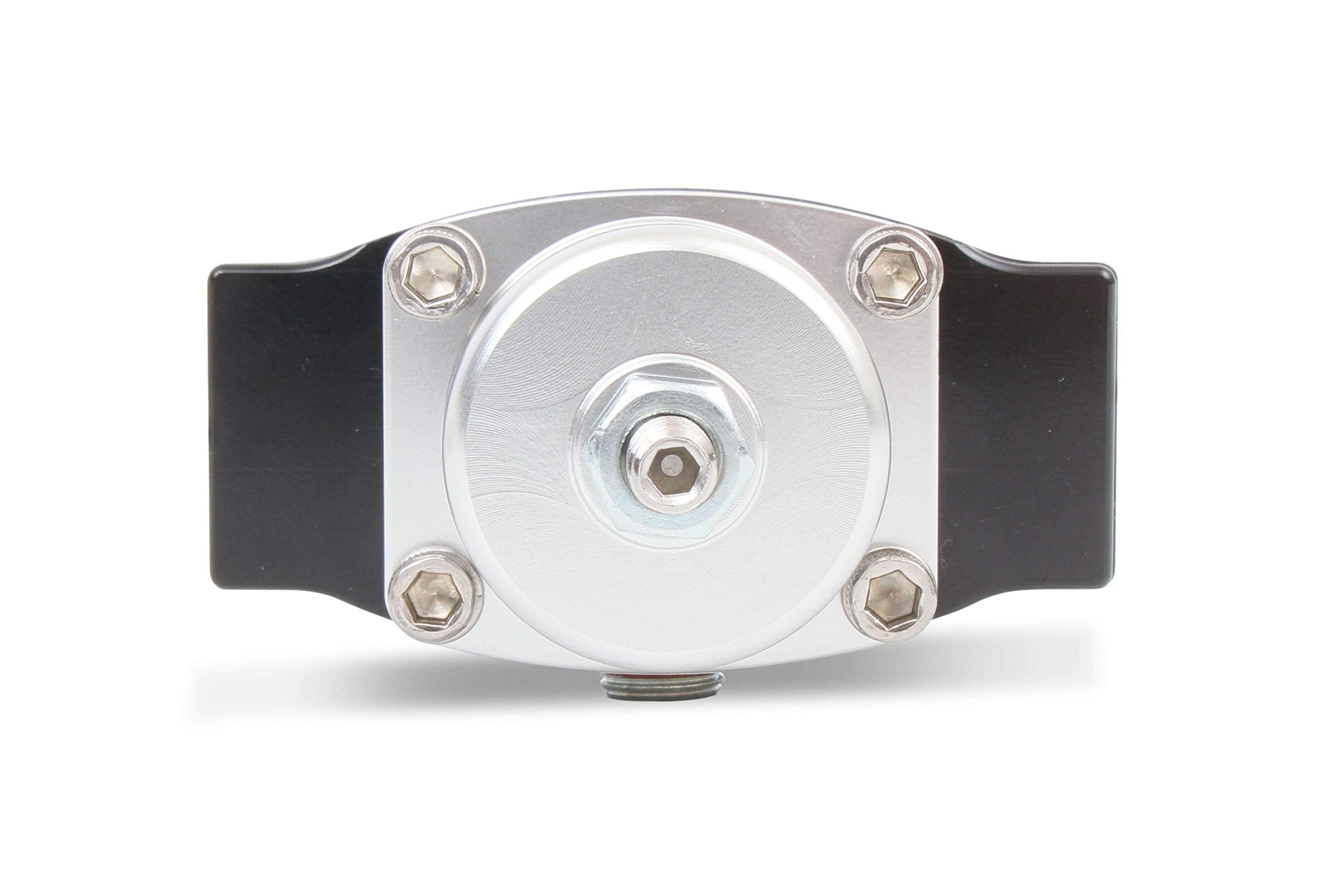 12-841 Holley 4.5-9 PSI Adjustable Bypass Billet Fuel Pressure Regulator with 3/8" NTP Ports