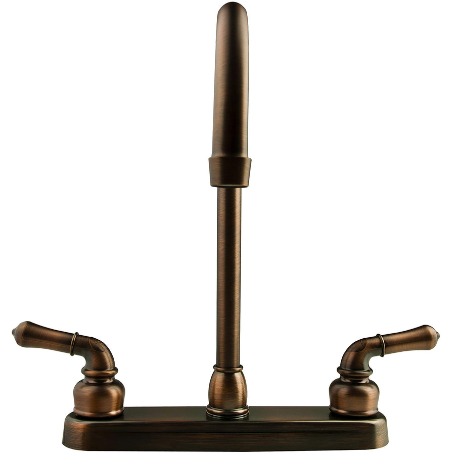 Dura Faucet RV J-Spout Kitchen Sink Faucet DF-PK330HC-ORB (Oil-Rubbed Bronze)