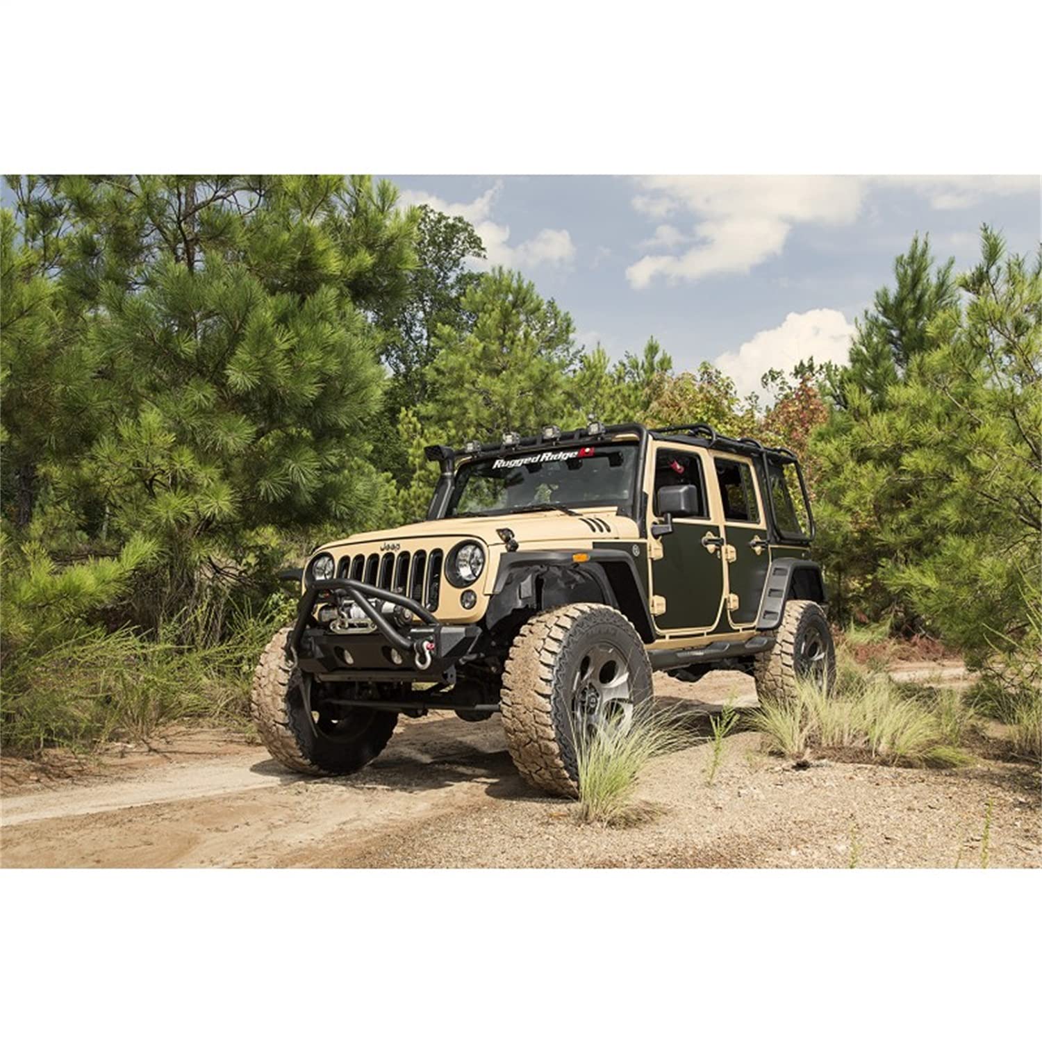 Magnetic Protection Panel Kit | Rugged Ridge | 12300.53 | Fits 2007-2018 Jeep Wrangler JK 4-Door