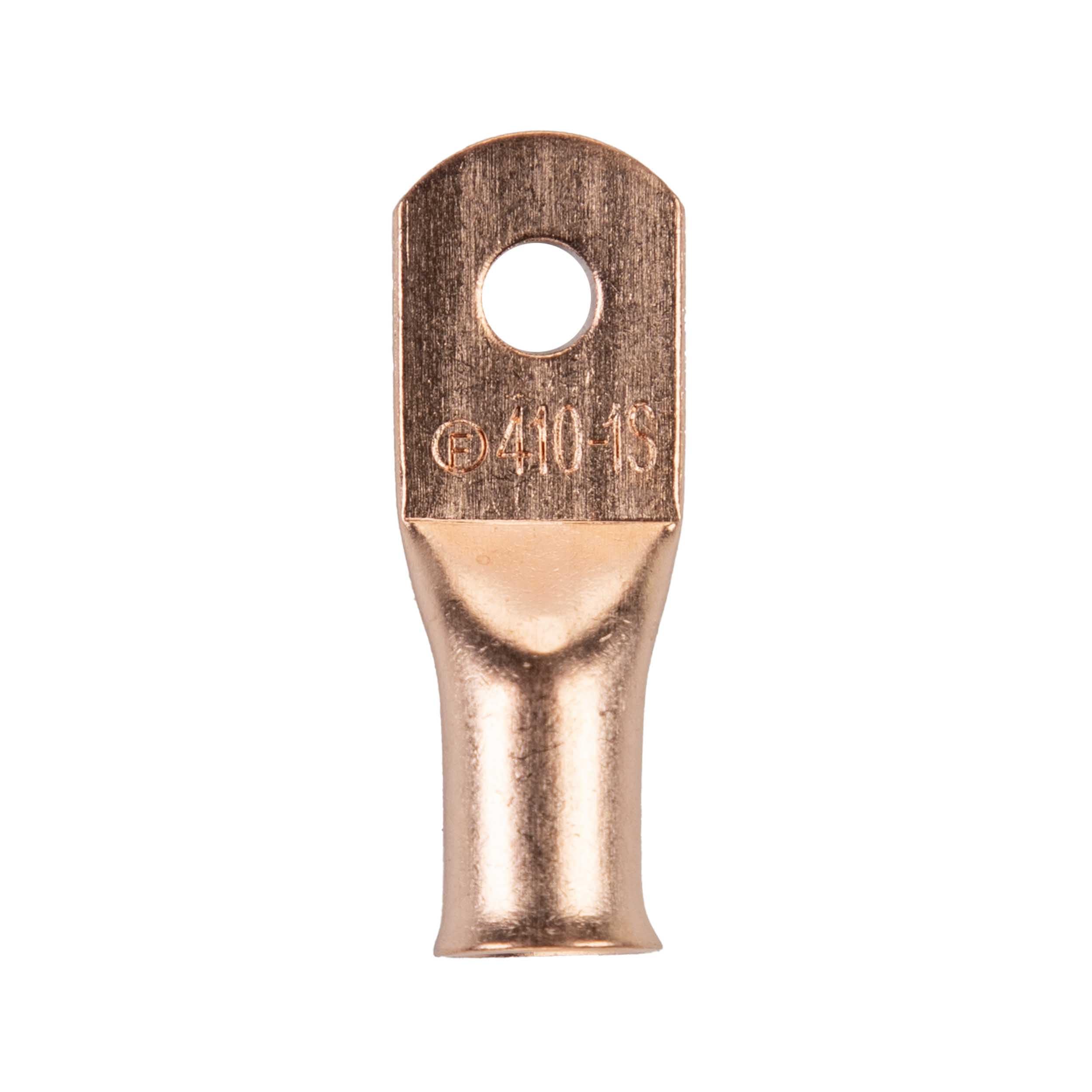 Copper Ring Terminal Install Bay 4 Gauge #10 25 Pack - CUR410