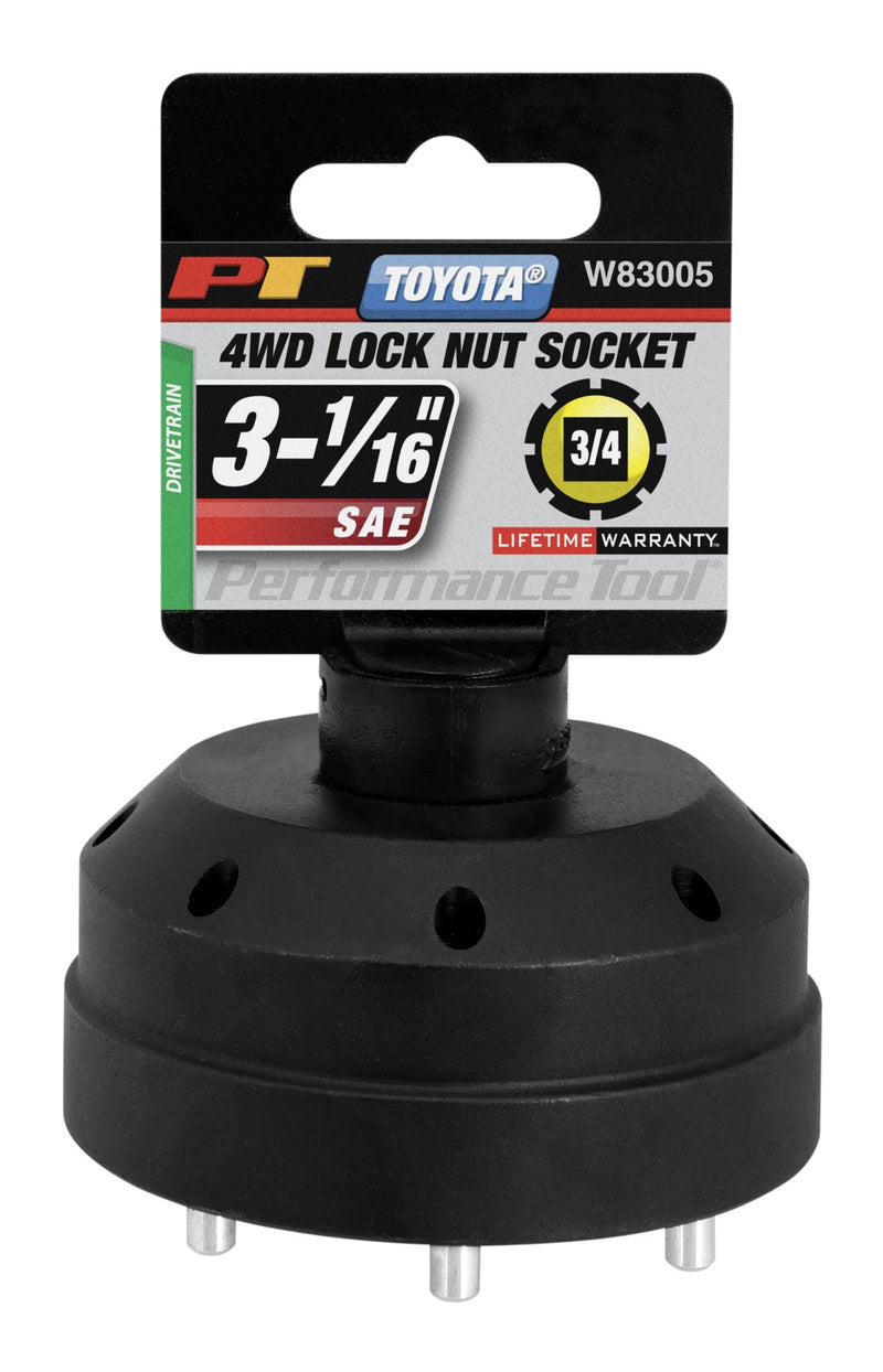 8 Lug Performance Tool W83005 Toyota & Lexus Axle Nut Socket, 1 Pack