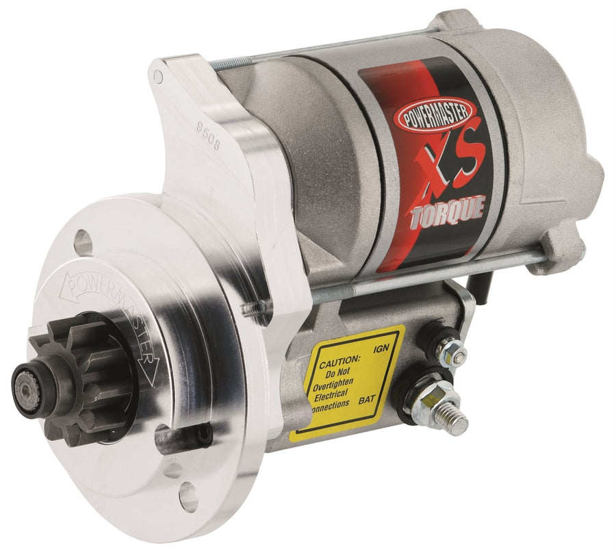 Str XS Powermaster Ford w/Billet blk Flathead-French Block & Alum Flyw 12 Volt Only Natural