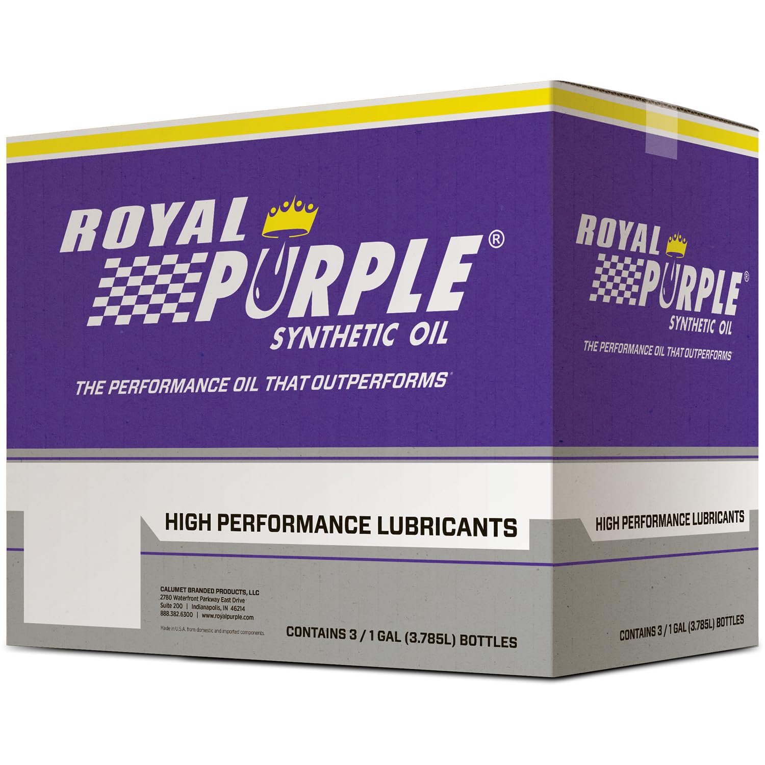 Royal Purple Duralec Ultra 80456 10W30 Oil Case, 3 Gallon, 1 Pack