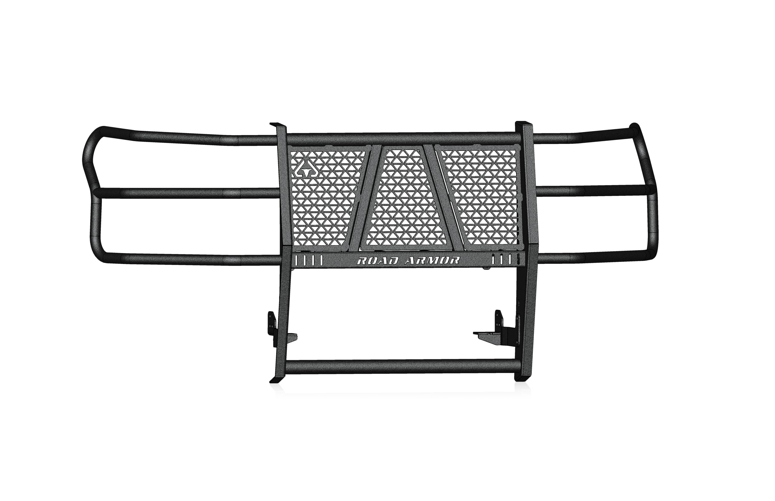 Vaquero Road Armor 3191-BRSH Front Grille Guard - Texture Black - Compatible with: 2019-2021 Chevy Silverado 1500