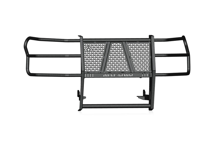 Vaquero Road Armor 3191-BRSH Front Grille Guard - Texture Black - Compatible with: 2019-2021 Chevy Silverado 1500