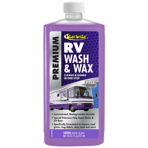 Rv Wash & Wax Star Brite 71516 16 Oz.