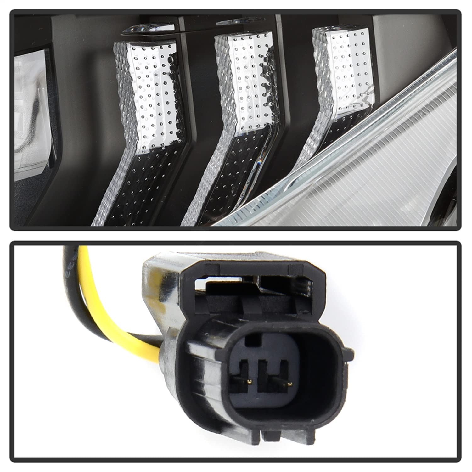 Projector Headlight Spyder - (PRO-YD-HC16AP-SEQ-BK)