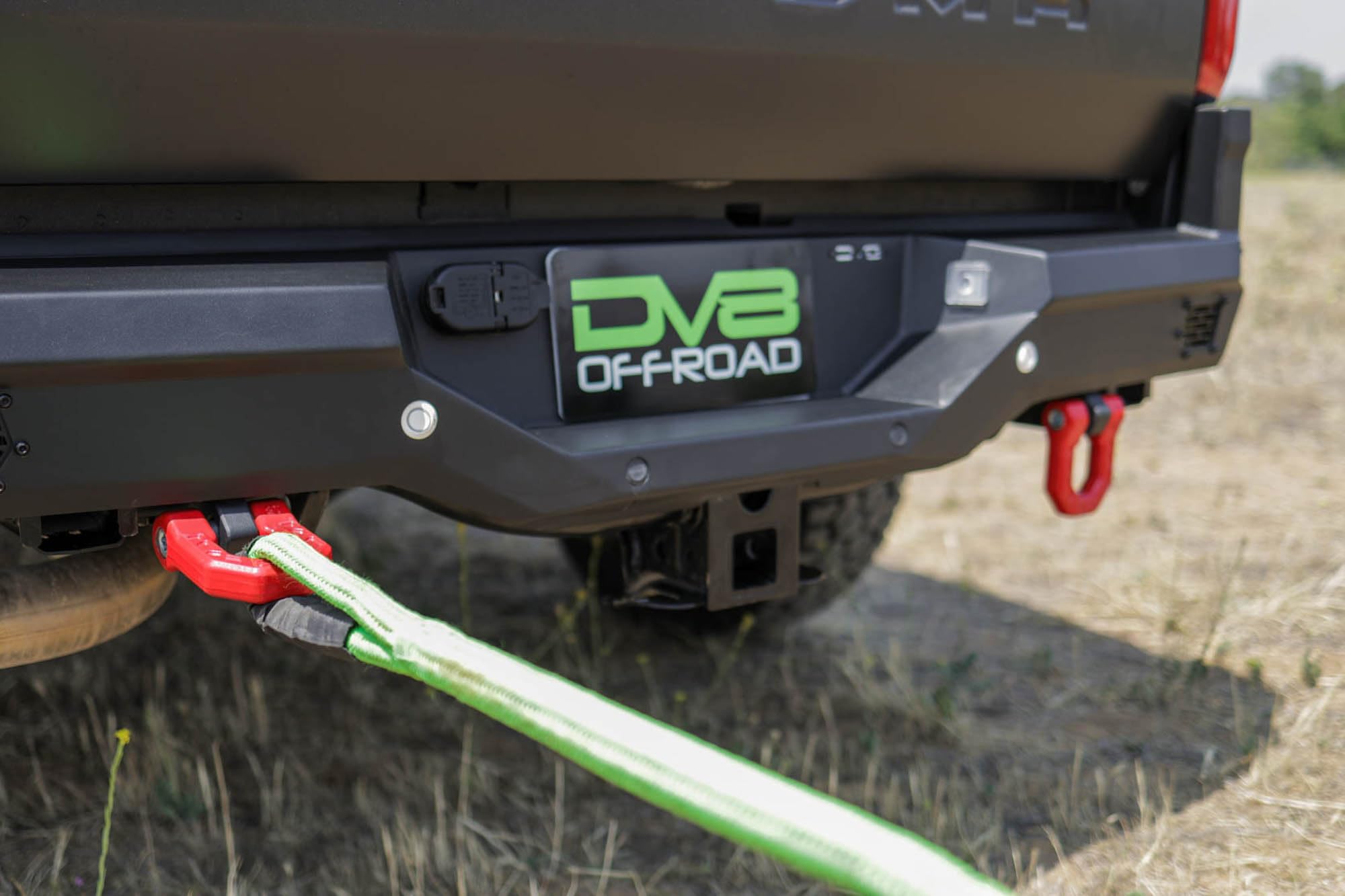 D-Ring Recovery Mounts DV8 Offroad for 2024-2025 Toyota Tacoma | Provide Vehicle Recovery Points | Low-Profile Design | Compatible w/ OEM & DV8 Rear Bumpers | Accept 3/4" D-Rings w/ 7/8" Pin | Pair