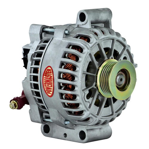 48437 Powermaster Natural Alternator (6G 200A 6Groove Pulley Trans Mating 4.0L "Mustang" LI-SIG-AS Regular)