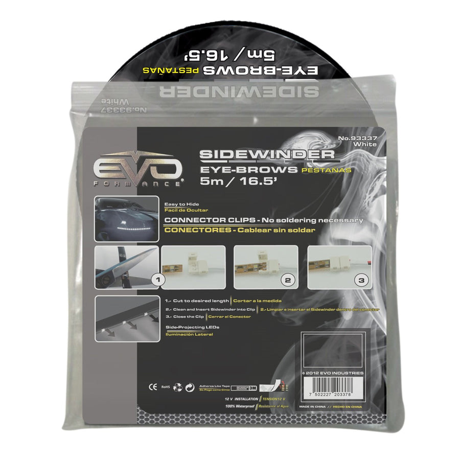 EVO Formance CIPA 93336 LED Sidewinder Eyebrows, Red