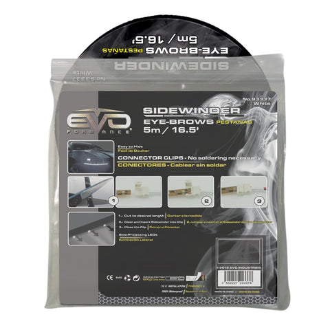 EVO Formance CIPA 93336 LED Sidewinder Eyebrows, Red